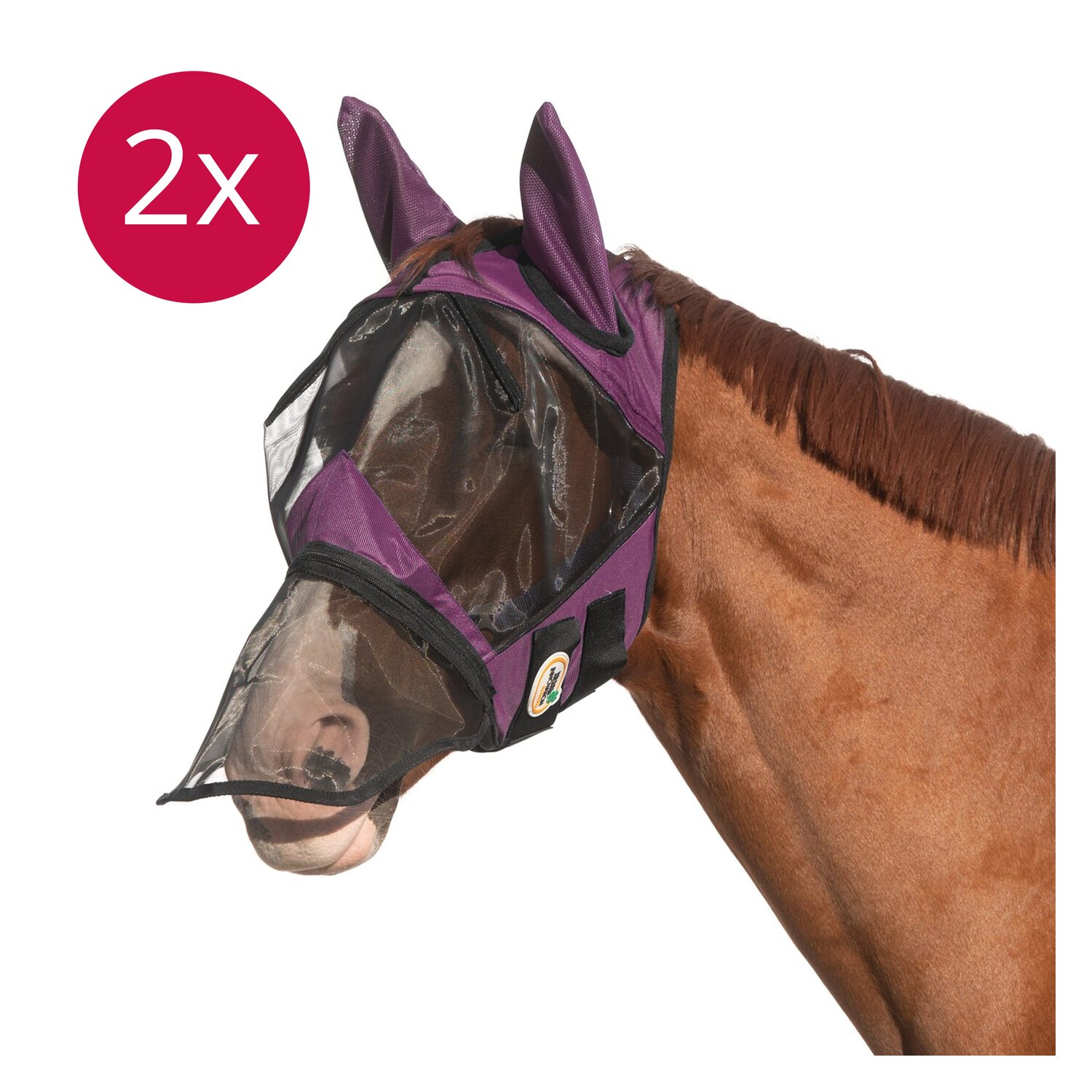 IRISh INNOVATION Set Fliegenschutz - Fliegenmaske 2 in 1 – Ansicht 3
