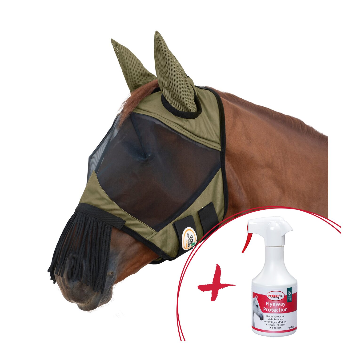 IRISh INNOVATION Set Fliegenschutz, Fliegenmaske + Flyaway Protection – Ansicht 2