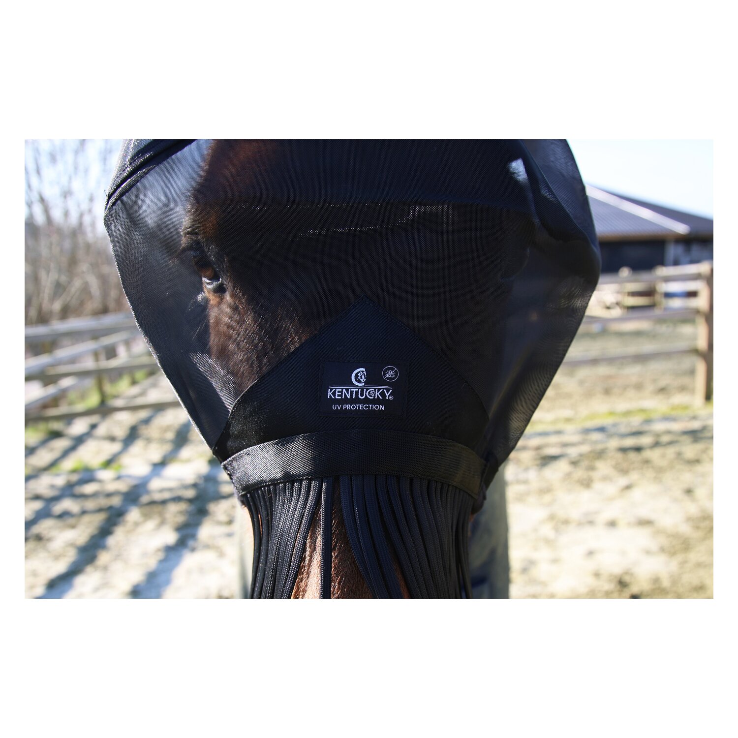 KENTUCKY Fliegenmaske Classic mit Fransen – Ansicht 3