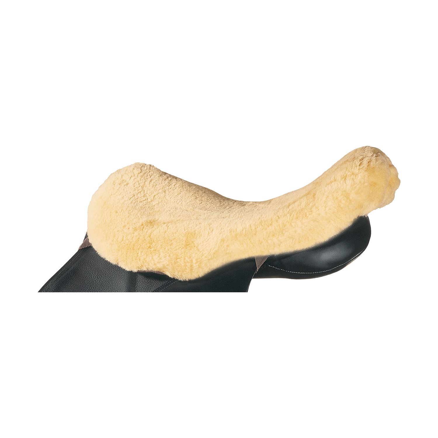 Echt-Lammfell-Sattelsitz – Ansicht 1