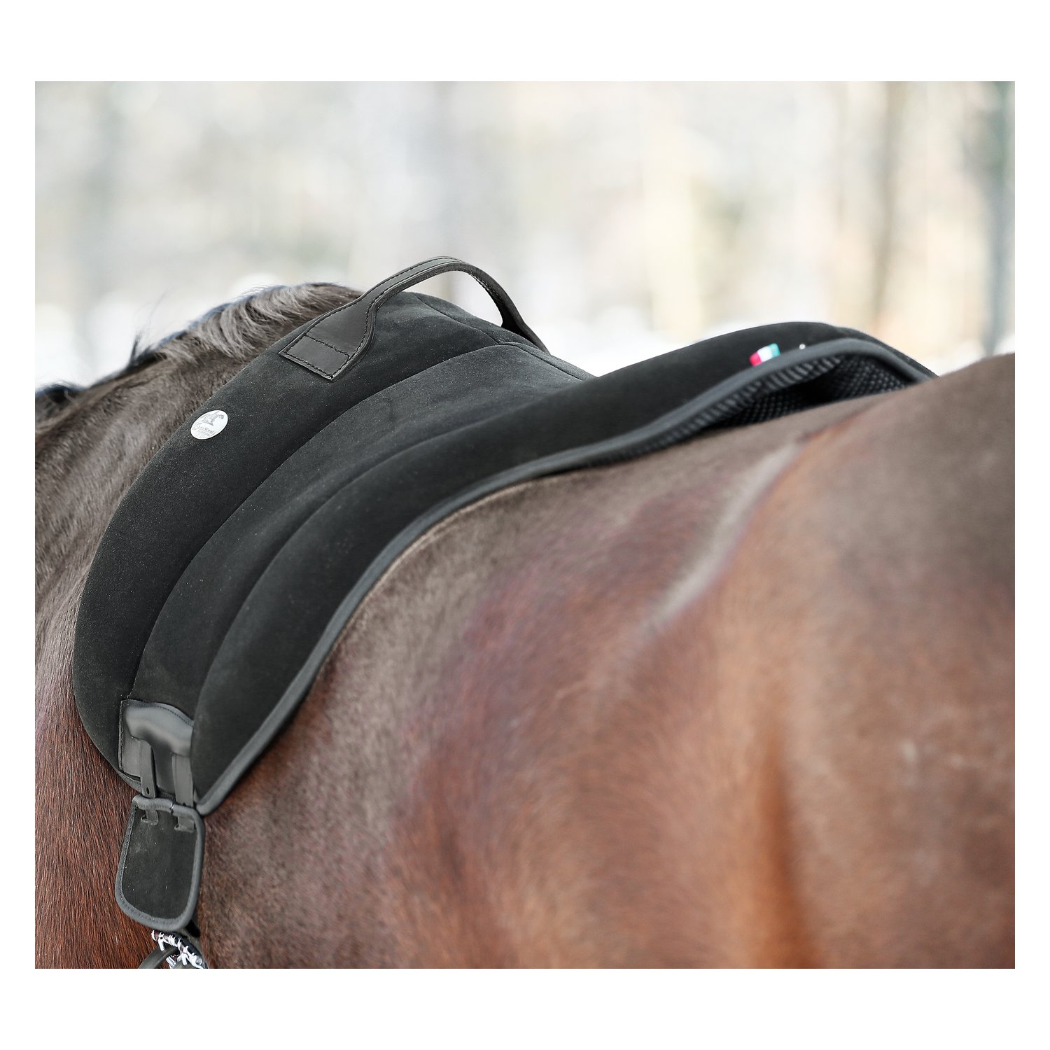 L-pro West Bareback-Pad Wildleder – Ansicht 2
