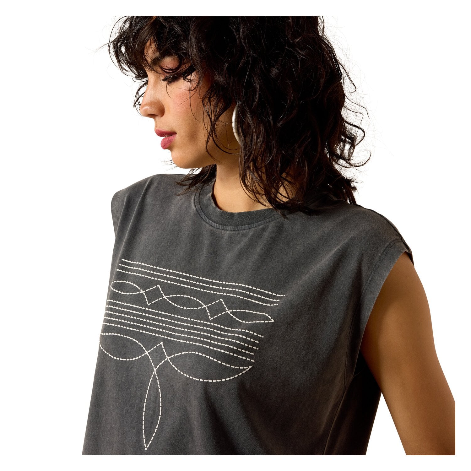 ARIAT T-Shirt Dallas Cropped Tee &ndash; Ansicht 5