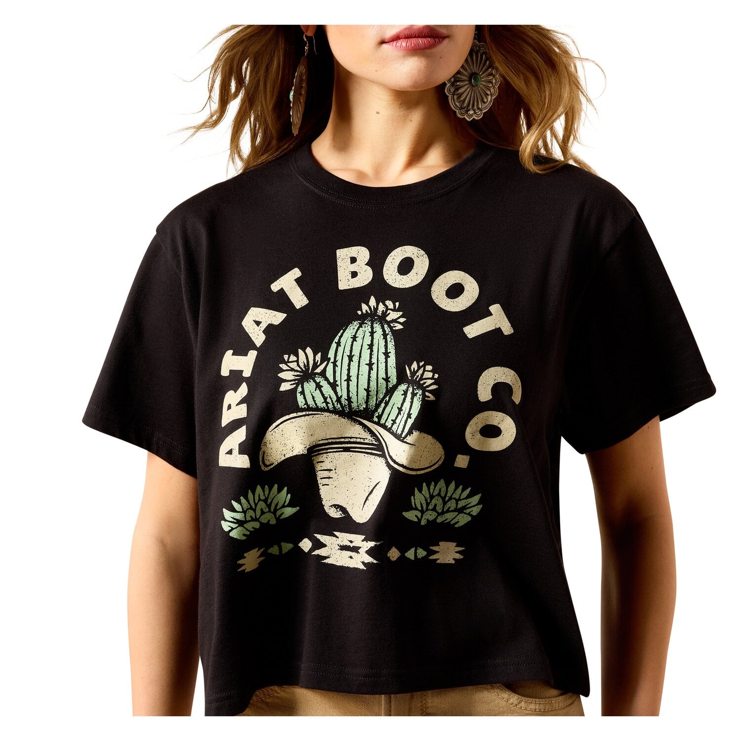 ARIAT T-Shirt Cacti Cowboy Hat &ndash; Ansicht 4