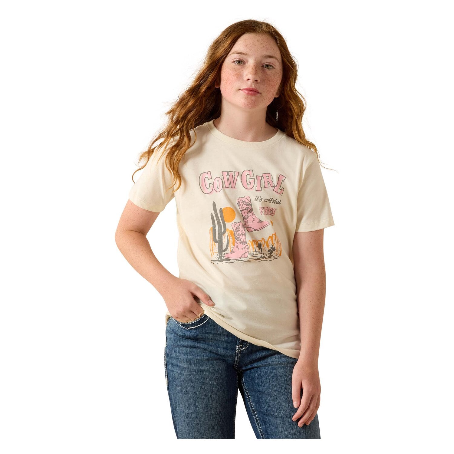 ARIAT T-Shirt Cowgirl Wibes Tee kids &ndash; Ansicht 1