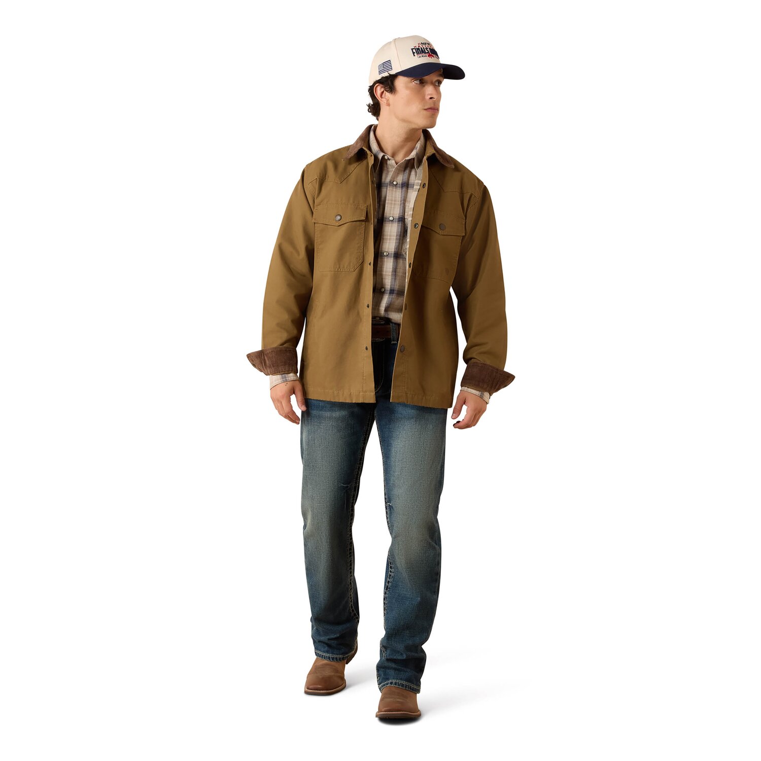 ARIAT Hemdjacke Retro Canvas Shirt Jacket &ndash; Ansicht 4