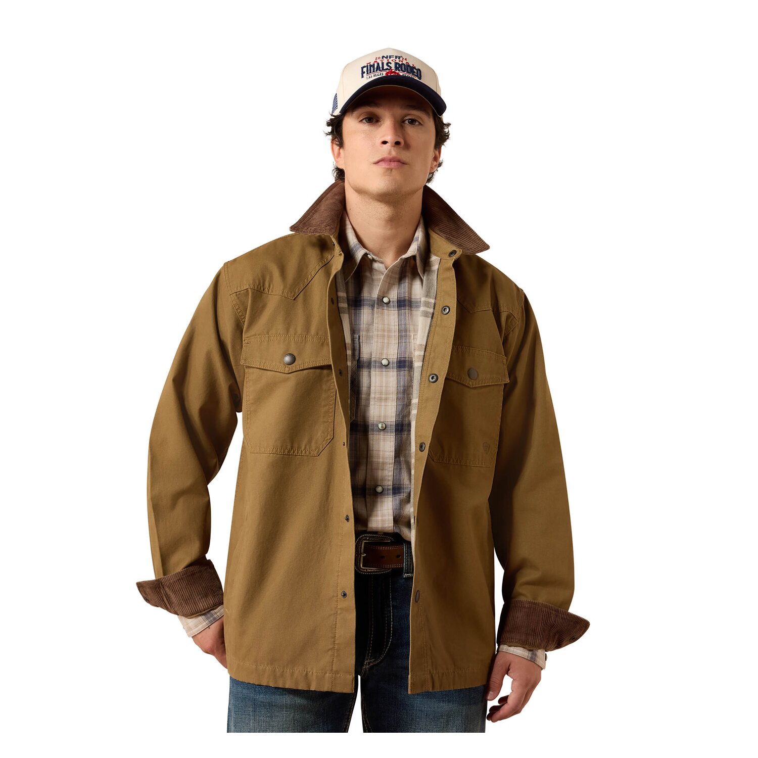 ARIAT Hemdjacke Retro Canvas Shirt Jacket &ndash; Ansicht 1