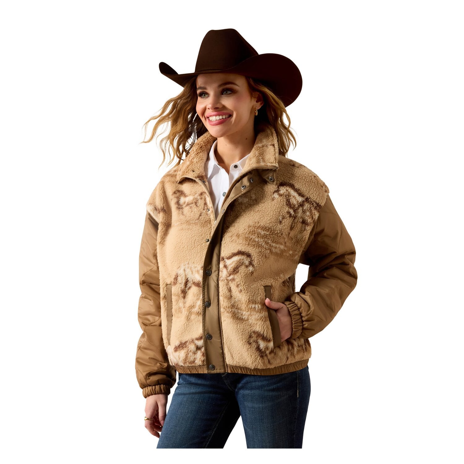 ARIAT Jacke Sherpa Blocked Jacket &ndash; Ansicht 1