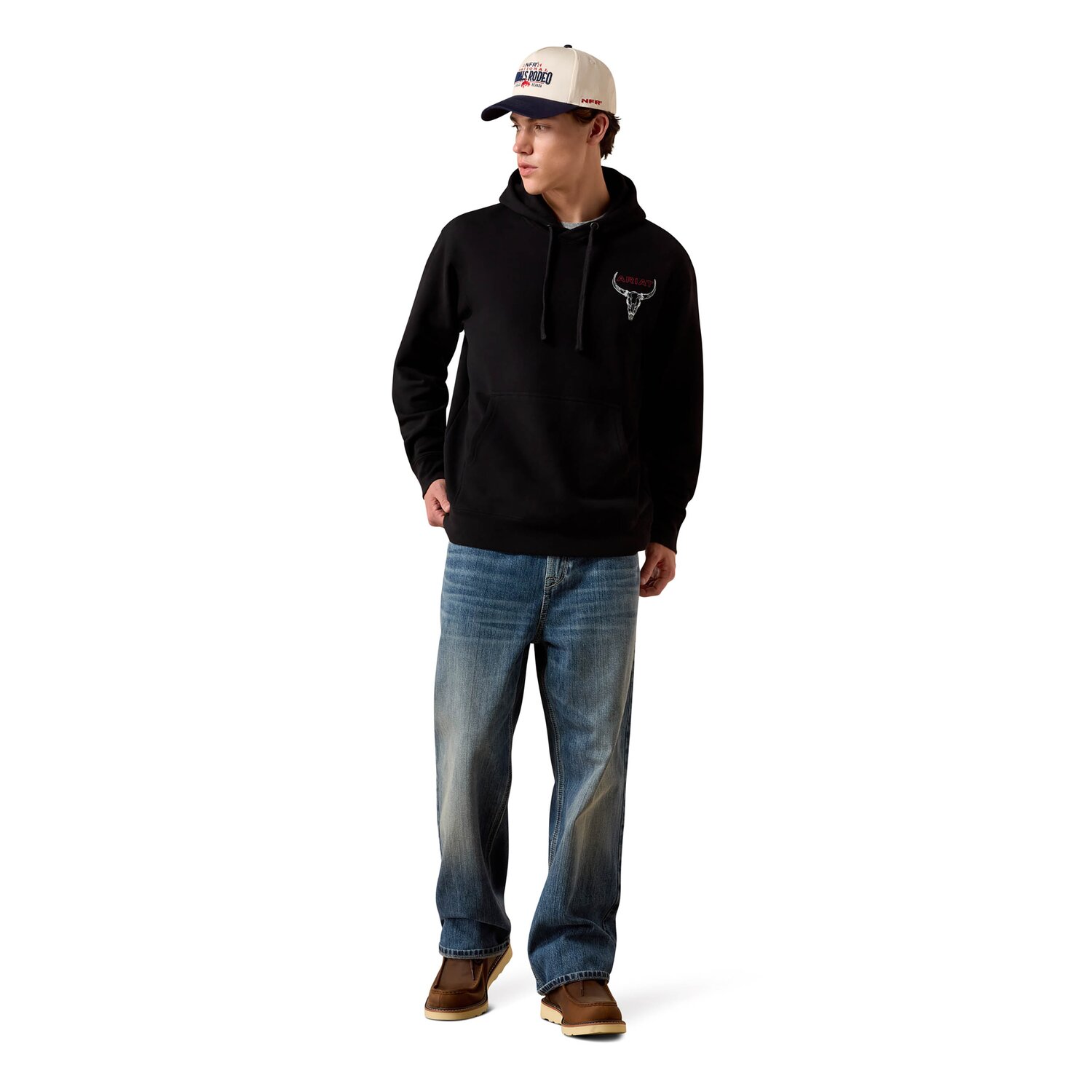 ARIAT Hoodie Bison Bureau &ndash; Ansicht 3