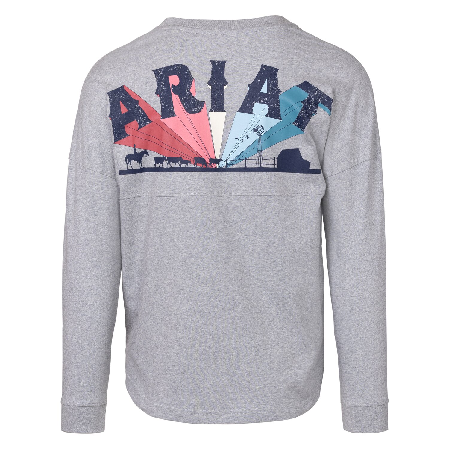 ARIAT Longshirt Fun Farm Oversize Tee – Ansicht 2