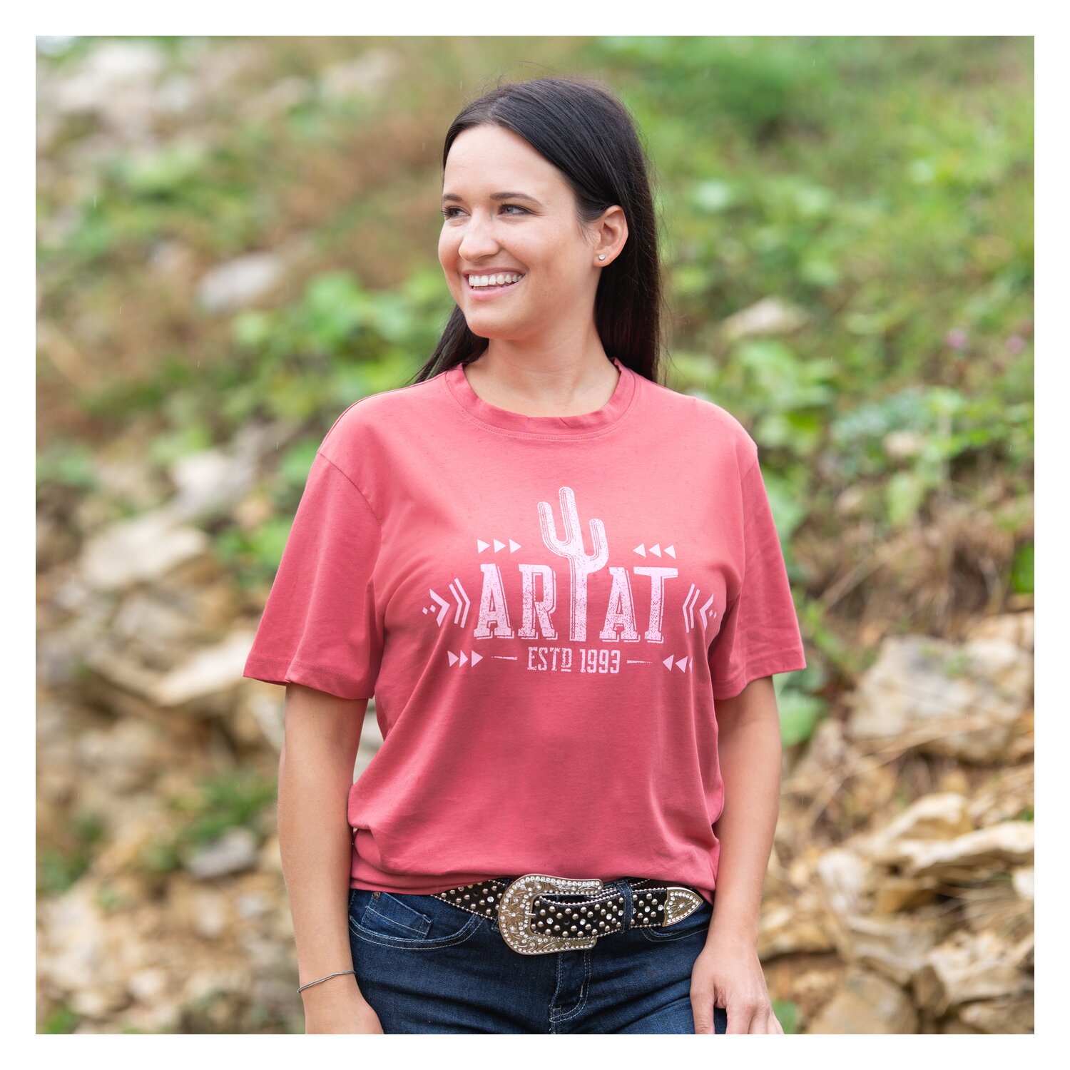 ARIAT T-Shirt Cactus Logo – Ansicht 2