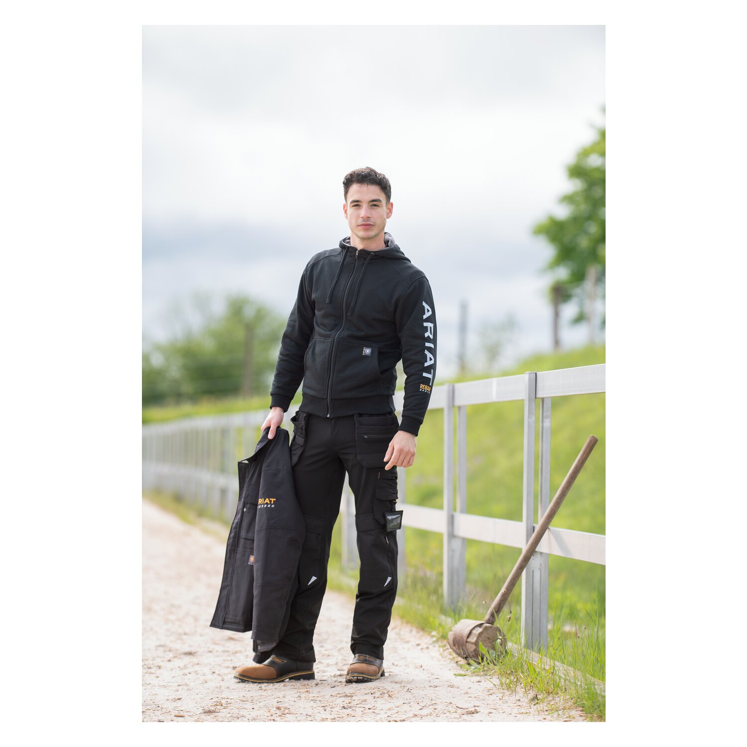 ARIAT MNS Rebar DuraCanvas Sherpa-Lined Coat – Ansicht 7