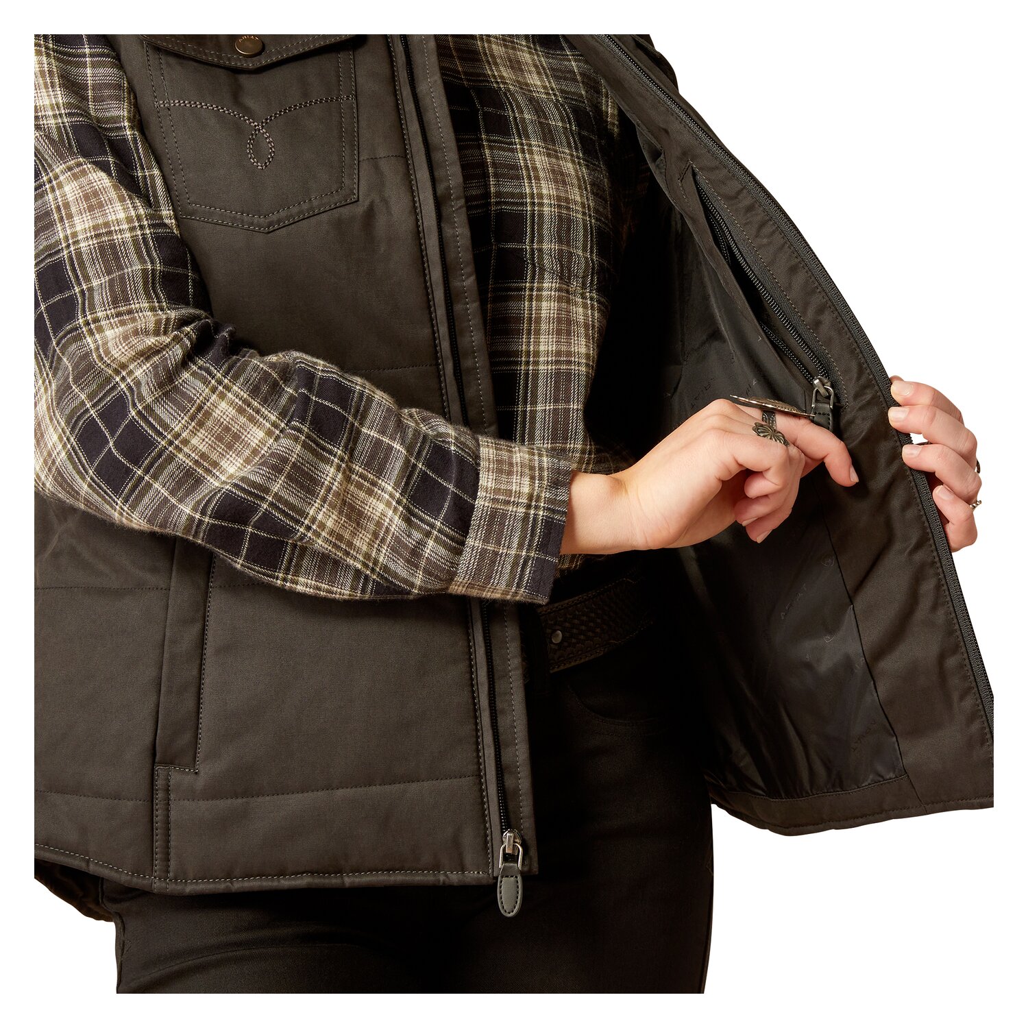 ARIAT Weste Grizzly Quilted – Ansicht 2