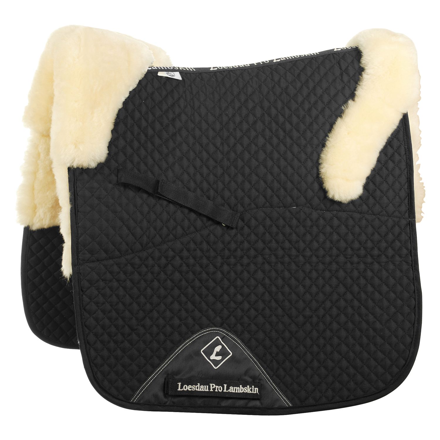 Horse-friends Lammfell-Schabracke mit Memoryschaum – Ansicht 1
