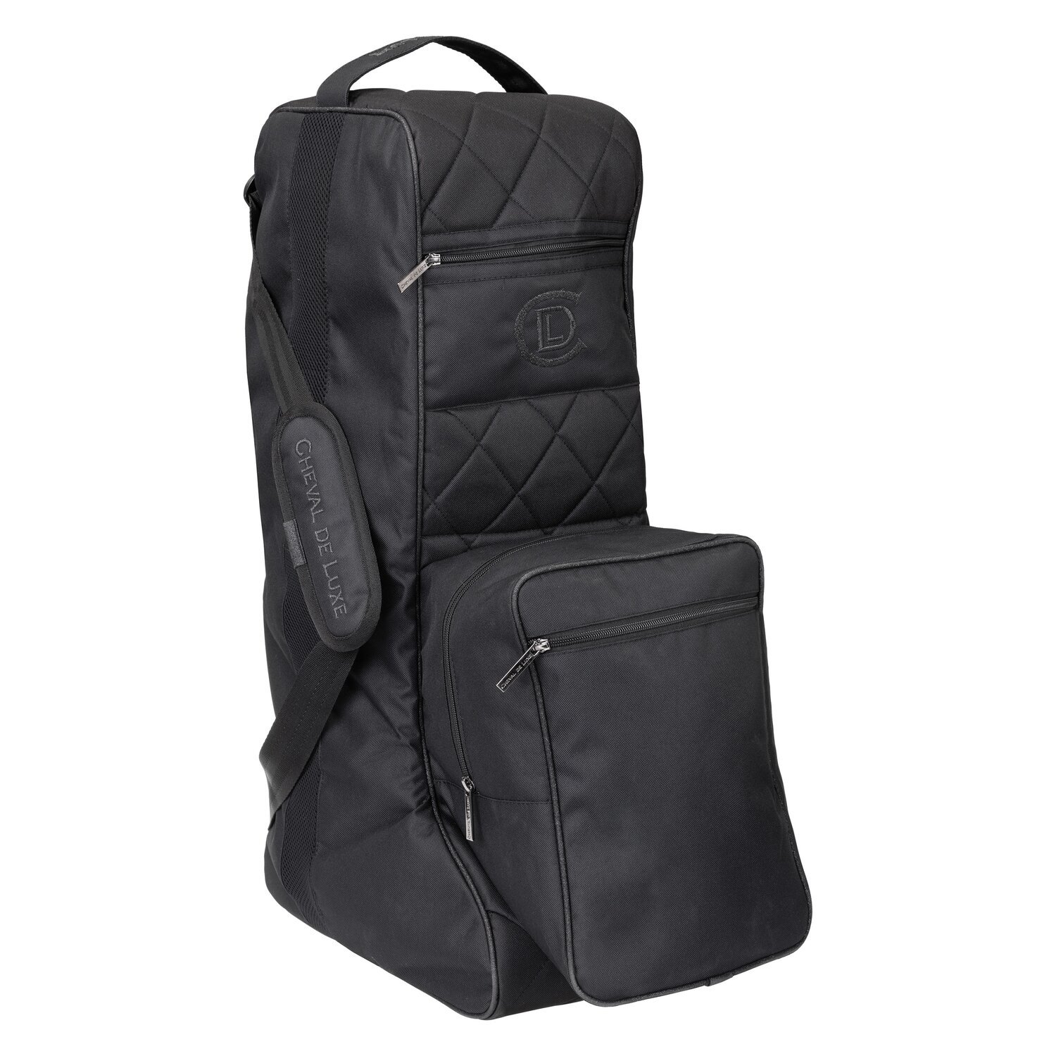 Cheval de Luxe Stiefeltasche mit Helmtasche – Ansicht 1