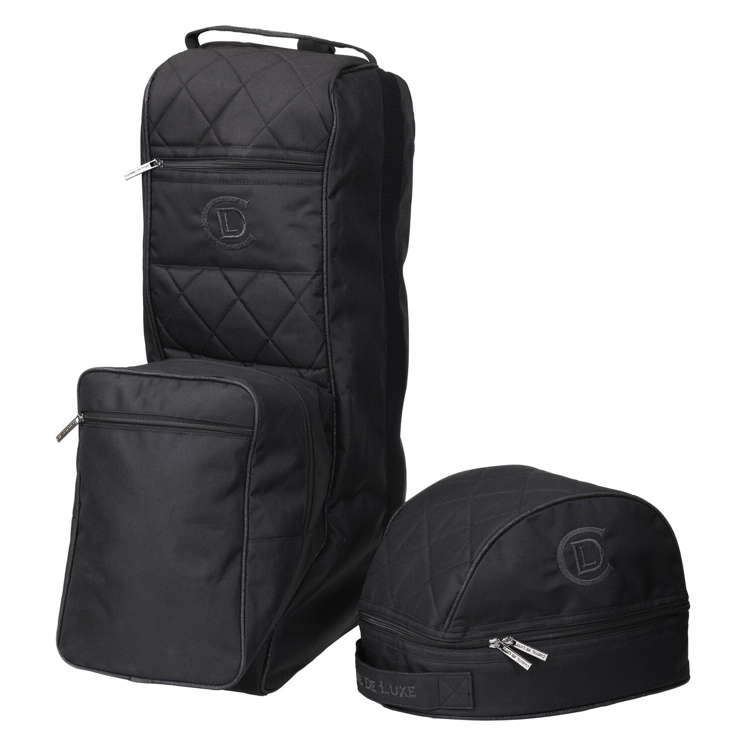 Cheval de Luxe Stiefeltasche mit Helmtasche – Ansicht 2