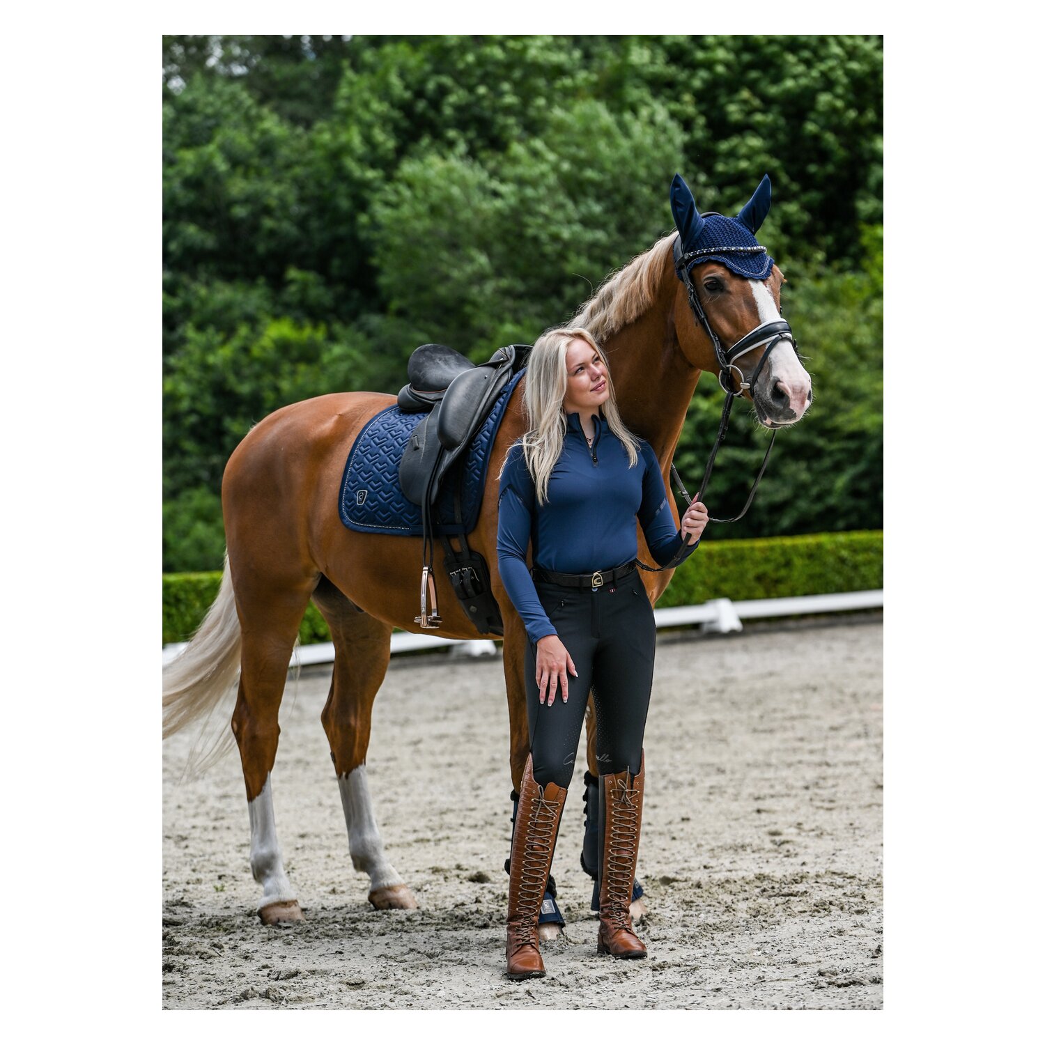 Cavallo Schabracke CAVALCOOLCOMFORT SADDLE PAD – Ansicht 2