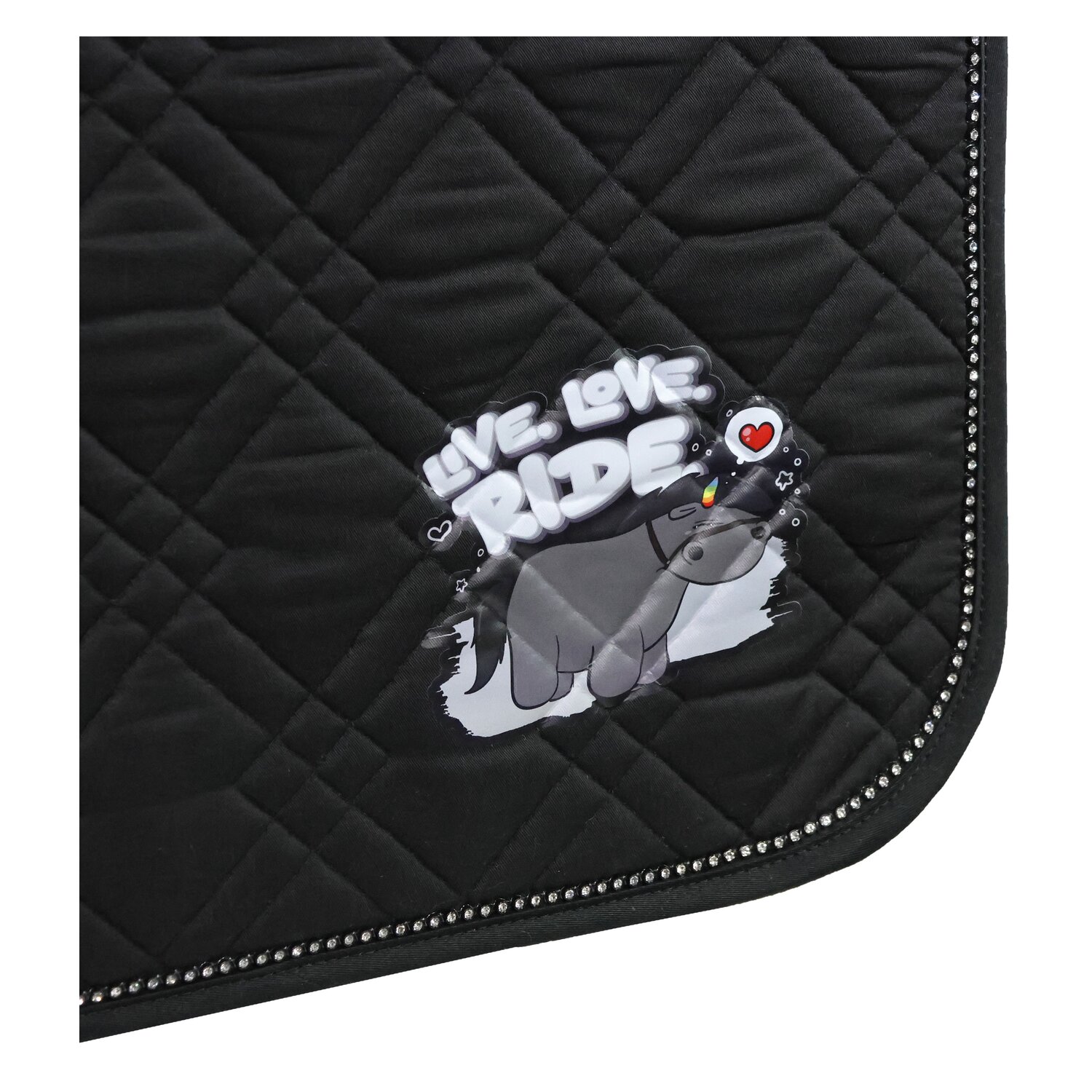 EQUEST Schabracke Cotton Cross Pummel Live Love Ride – Ansicht 3