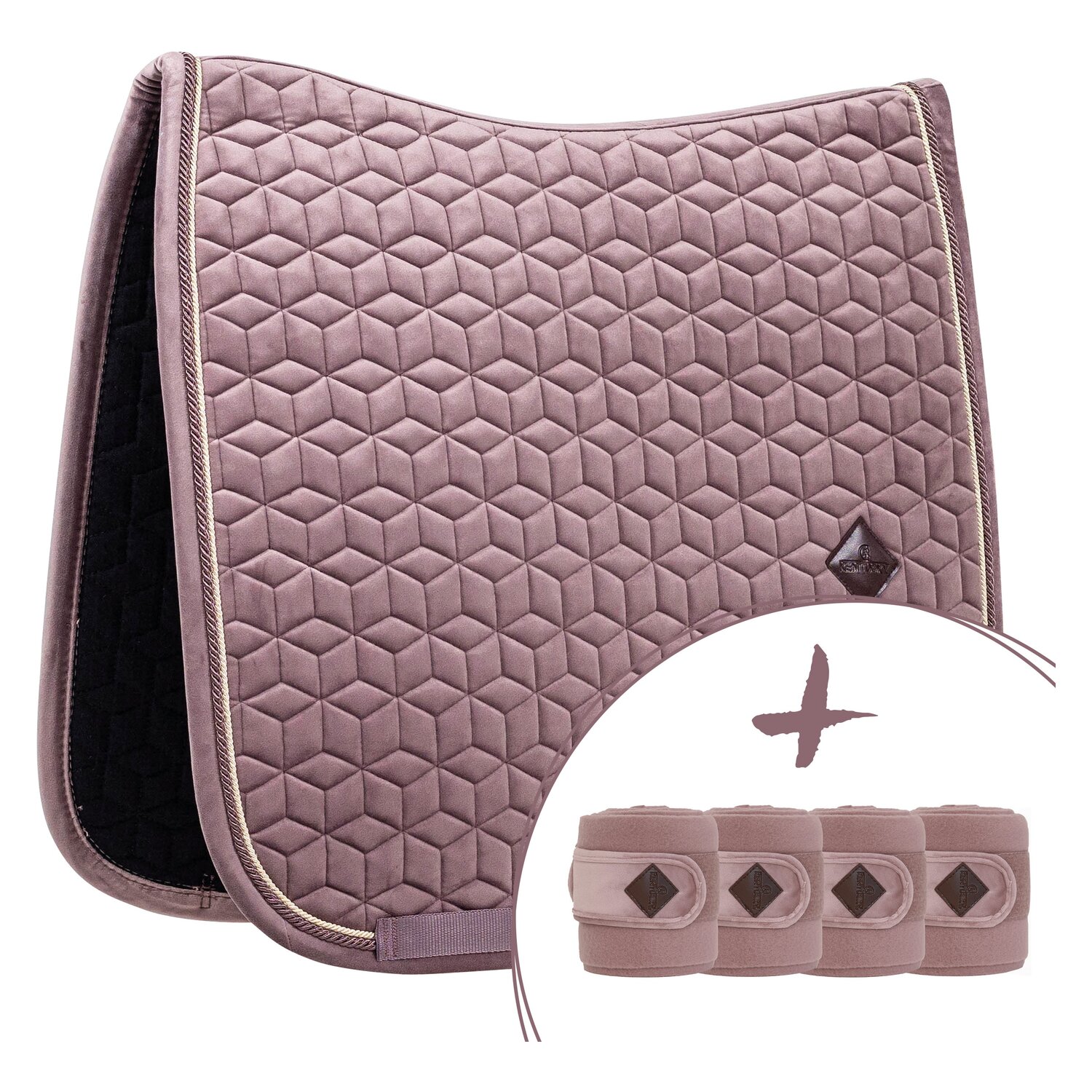 KENTUCKY Samt-Schabracke mit passendem Bandagen-Set – Ansicht 5