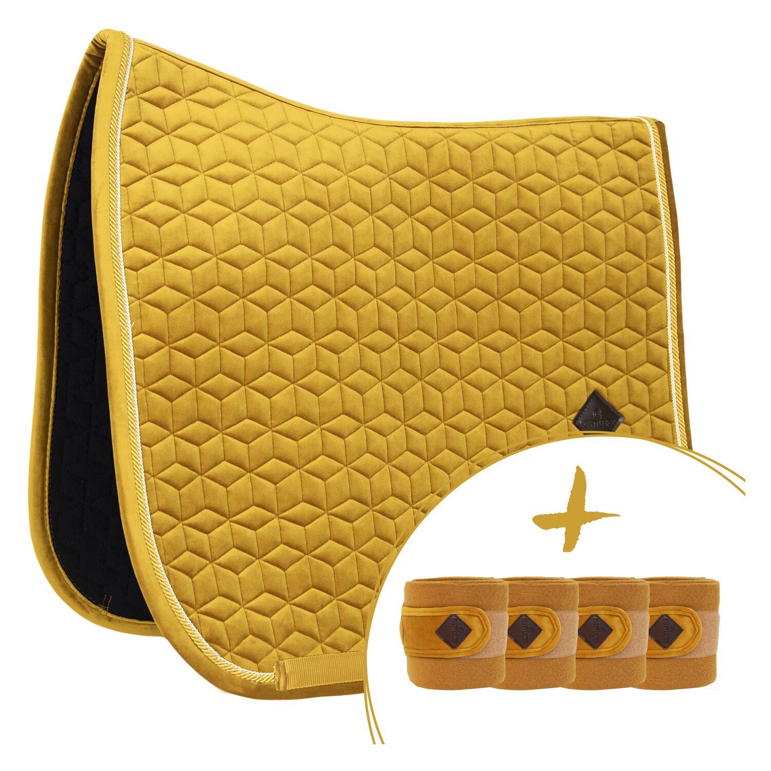 KENTUCKY Samt-Schabracke mit passendem Bandagen-Set – Ansicht 6