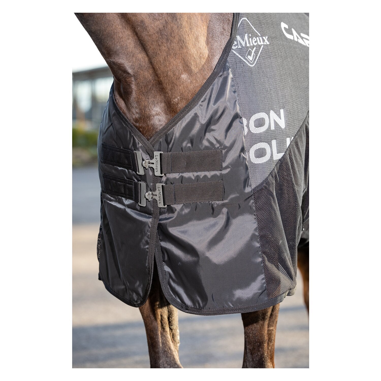 LeMieux Abschwitzdecke Carbon Cooler Rug &ndash; Ansicht 4