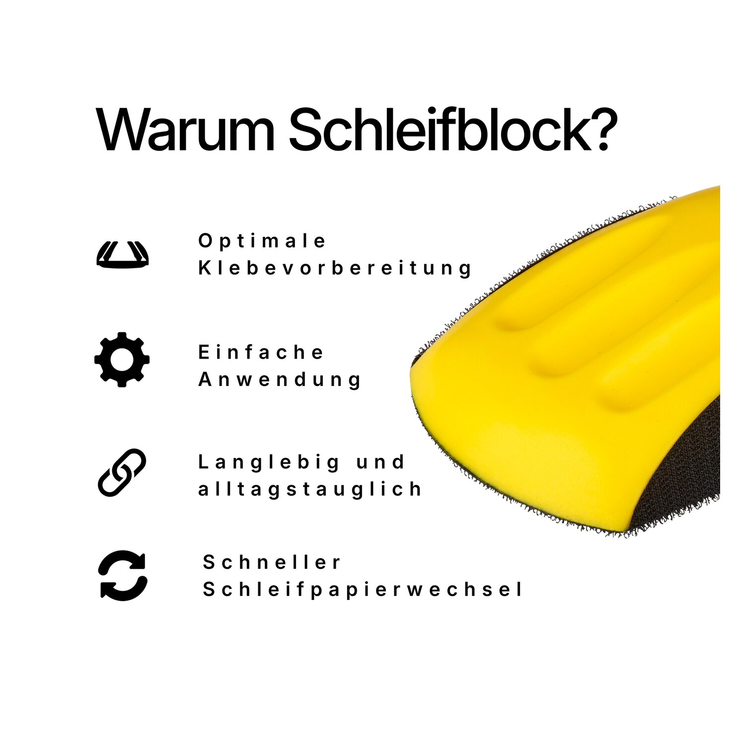 GOODSMITH Handschleifblock &ndash; Ansicht 2