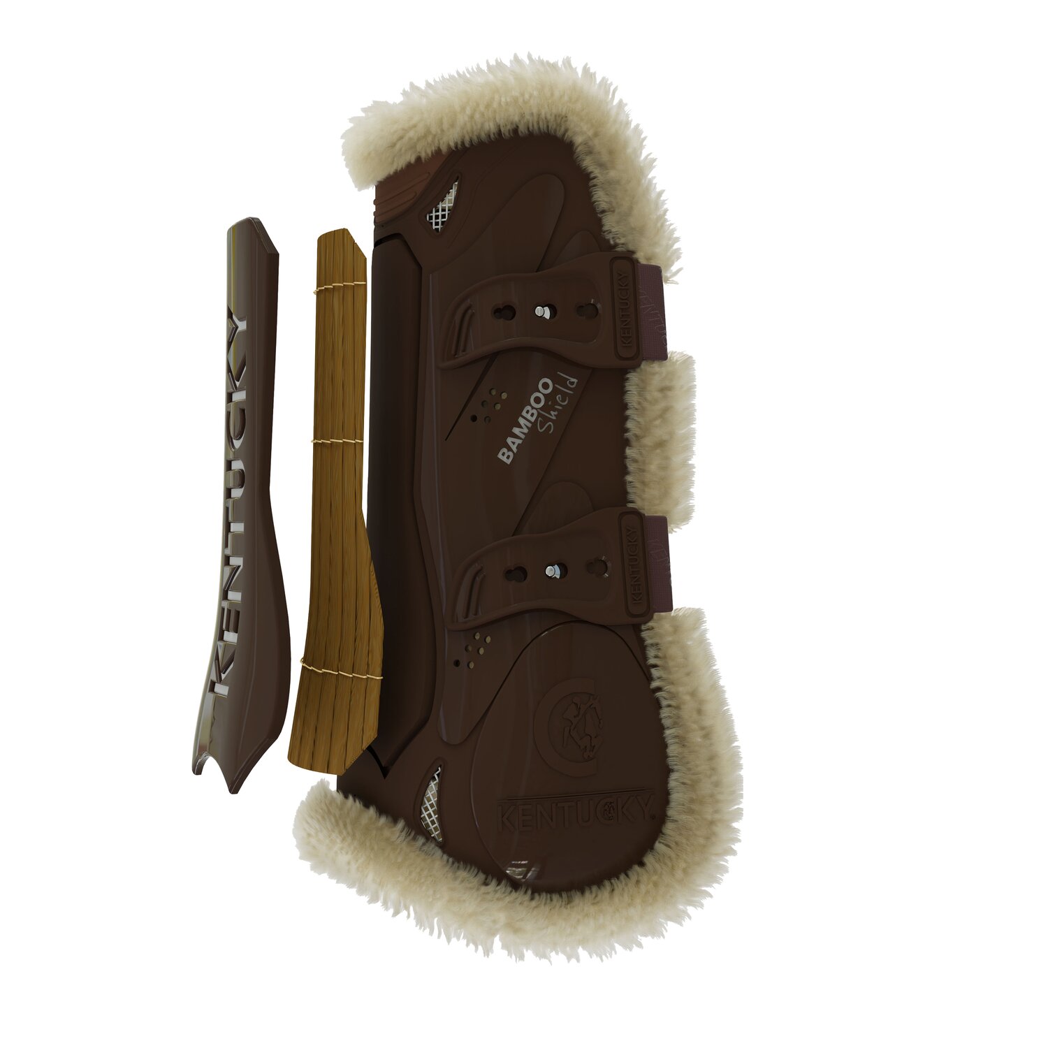 KENTUCKY Springgamaschen Vegan Sheepskin Bamboo Shield, für Vorderbeine – Ansicht 4