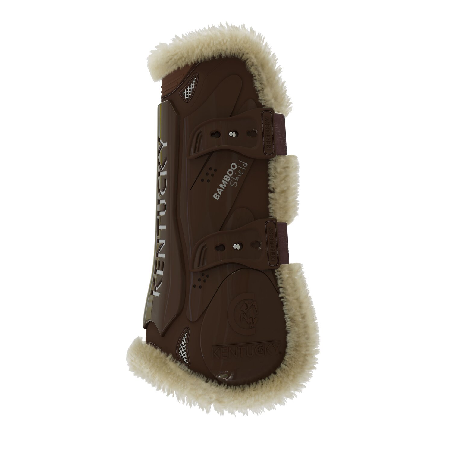 KENTUCKY Springgamaschen Vegan Sheepskin Bamboo Shield, für Vorderbeine – Ansicht 1