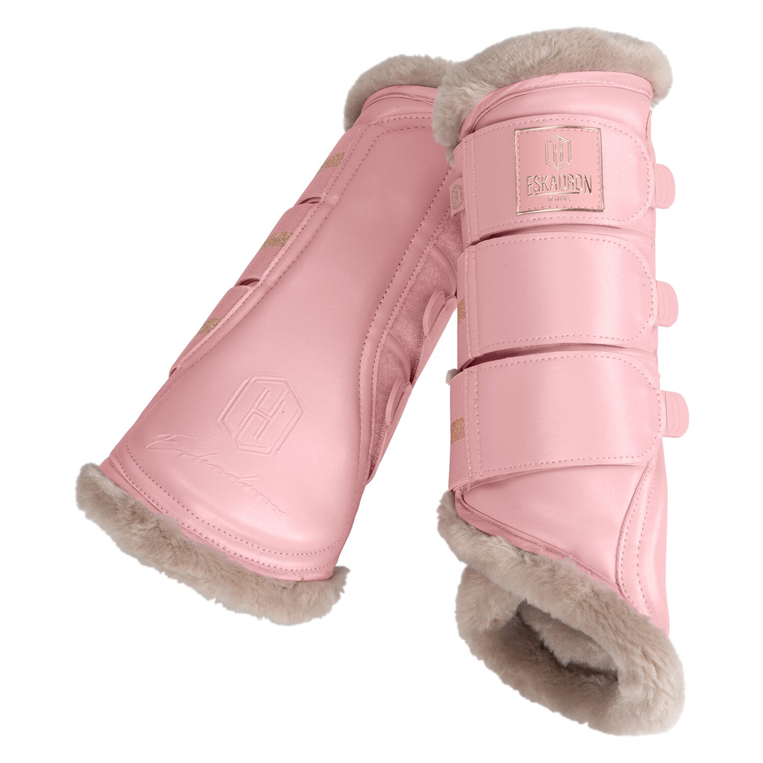 ESKADRON Heritage Gamaschen Glamslate FauxFur – Ansicht 1