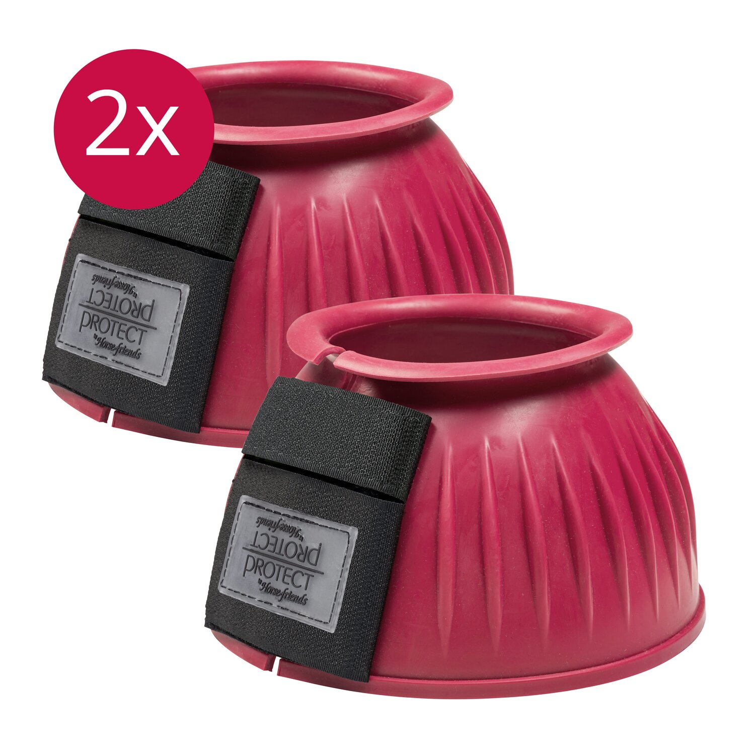 PROTECT by Horse-friends Set Beinschutz II, Hufglocken Gummi – Ansicht 2