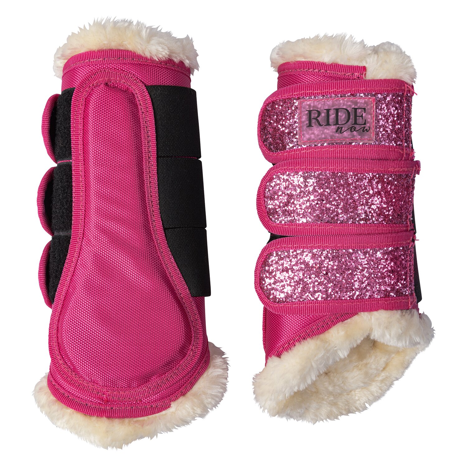 RIDE now Gamaschen FauxFur Glitzer – Ansicht 1