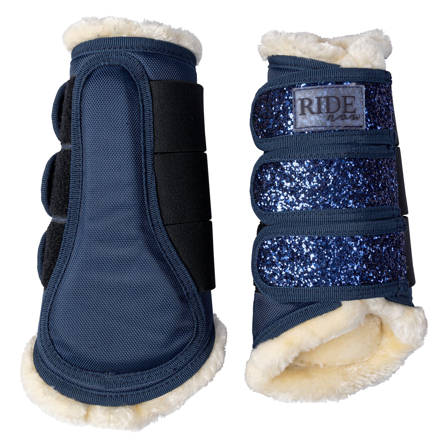 RIDE now Gamaschen FauxFur Glitzer – Ansicht 1