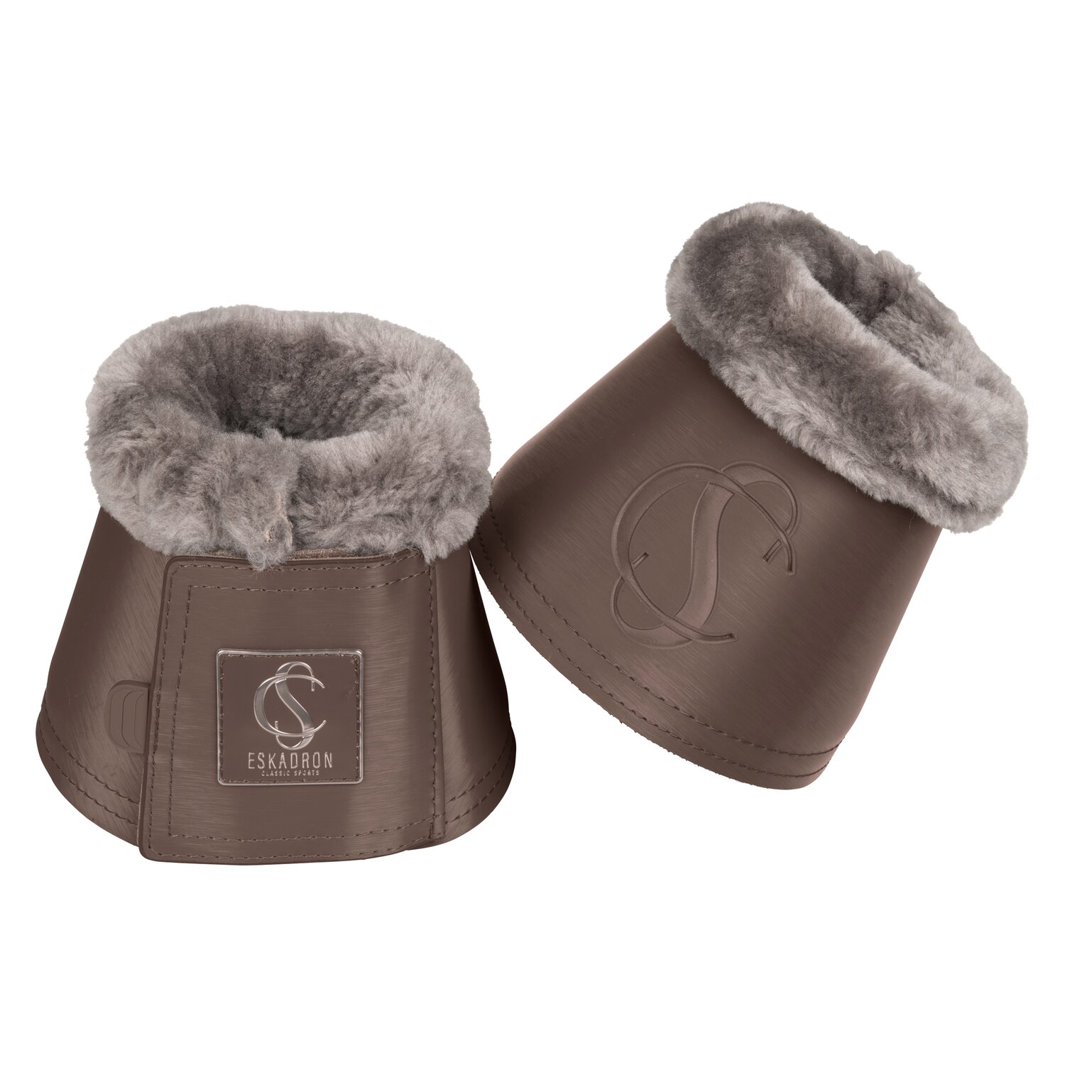 ESKADRON Classic Sports Hufglocken Softslate FauxFur – Ansicht 1