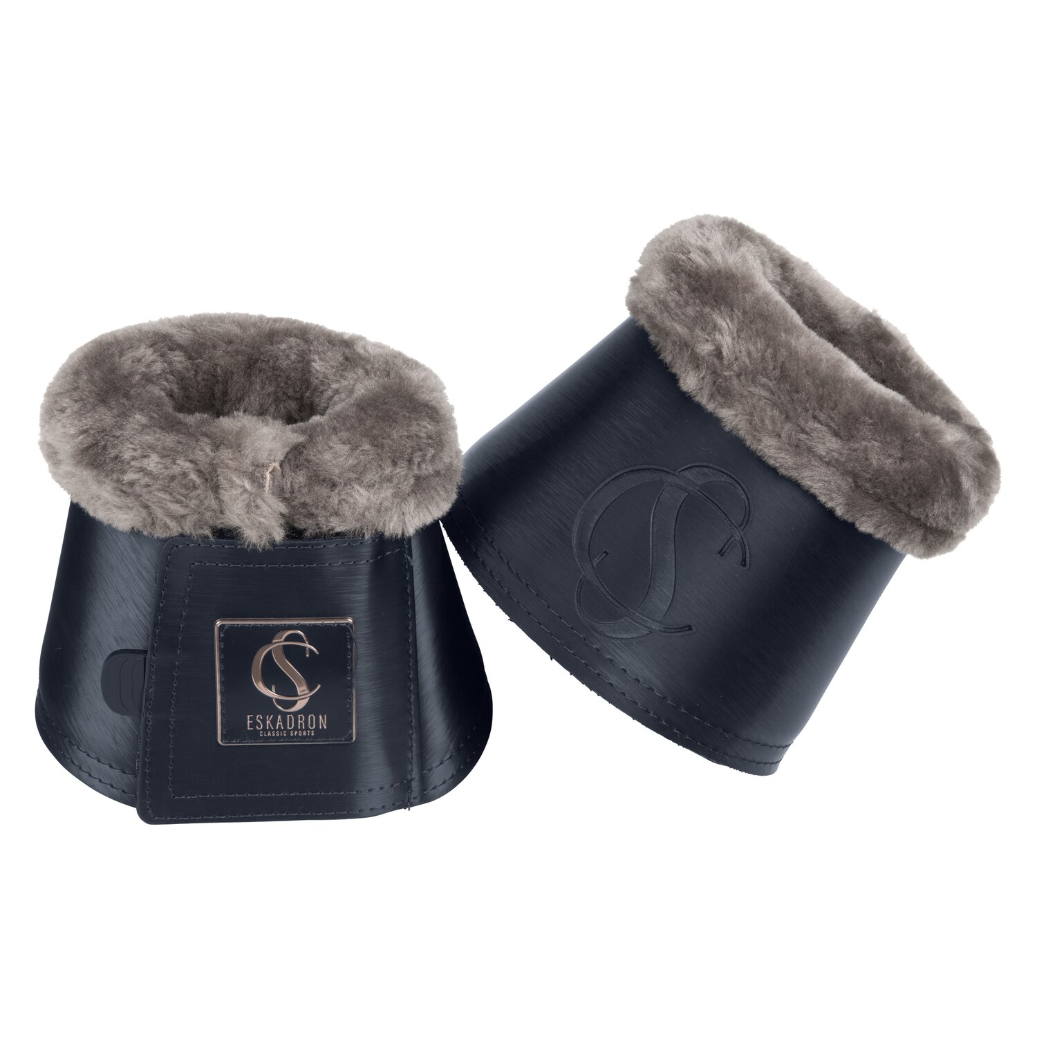 ESKADRON Classic Sports Hufglocken Softslate FauxFur – Ansicht 1