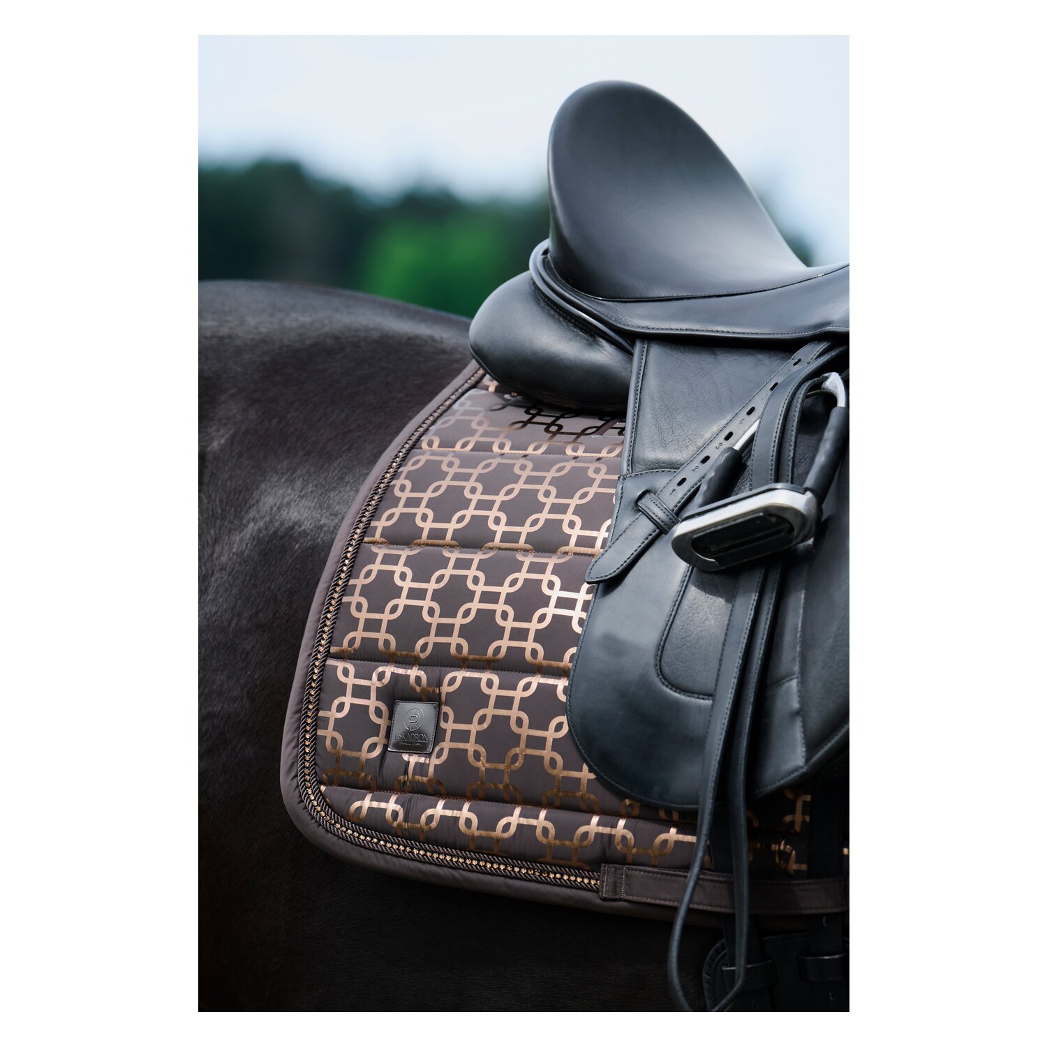 ESKADRON Platinum Schabracke Glossy Chain Crystal – Ansicht 3