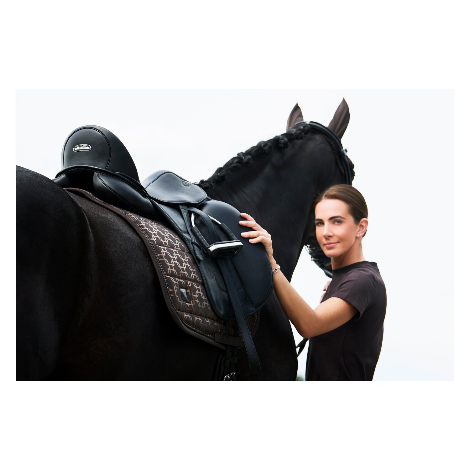 ESKADRON Platinum Schabracke Glossy Chain Crystal – Ansicht 4