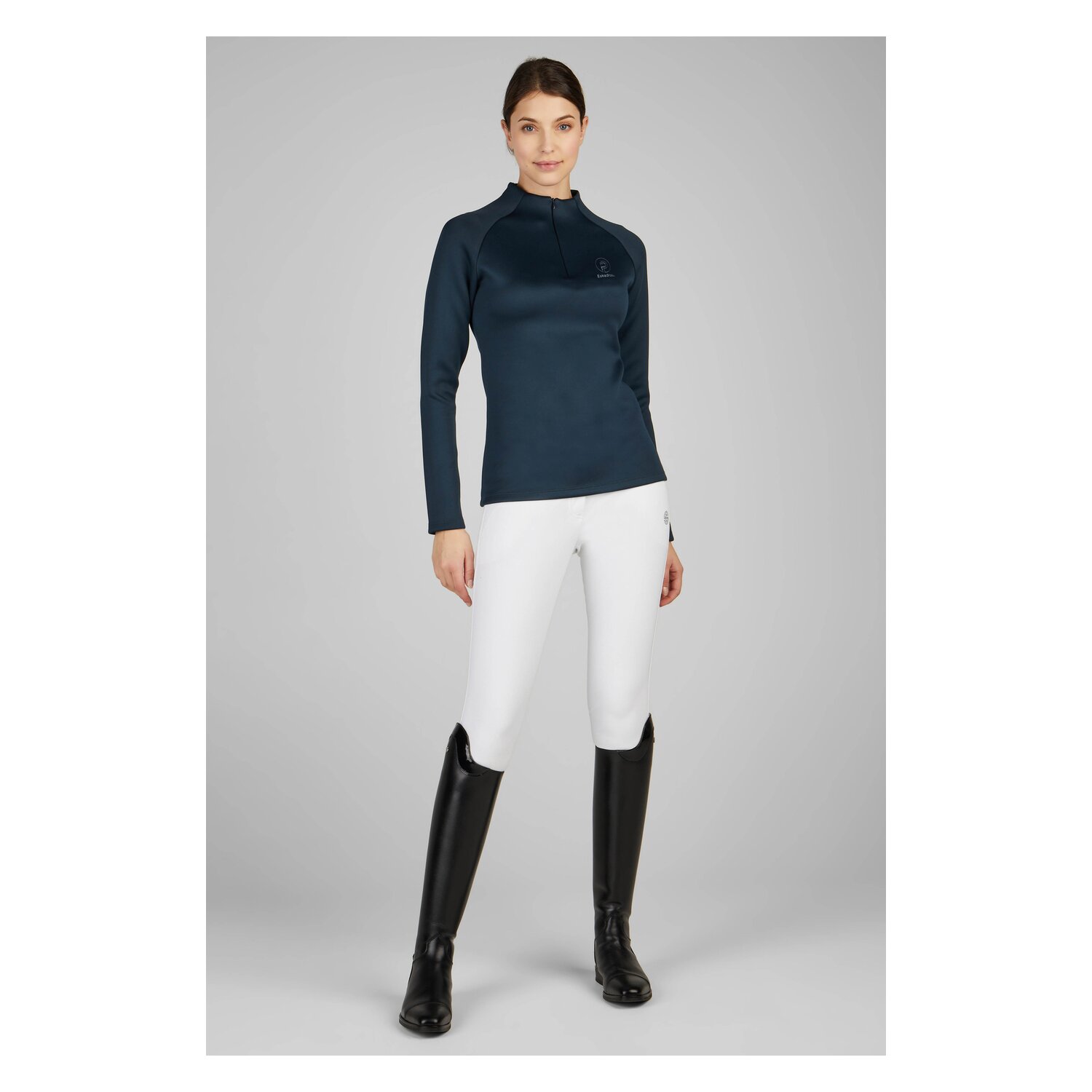 ESKADRON Platinum Half Zip-Shirt Platinum – Ansicht 4