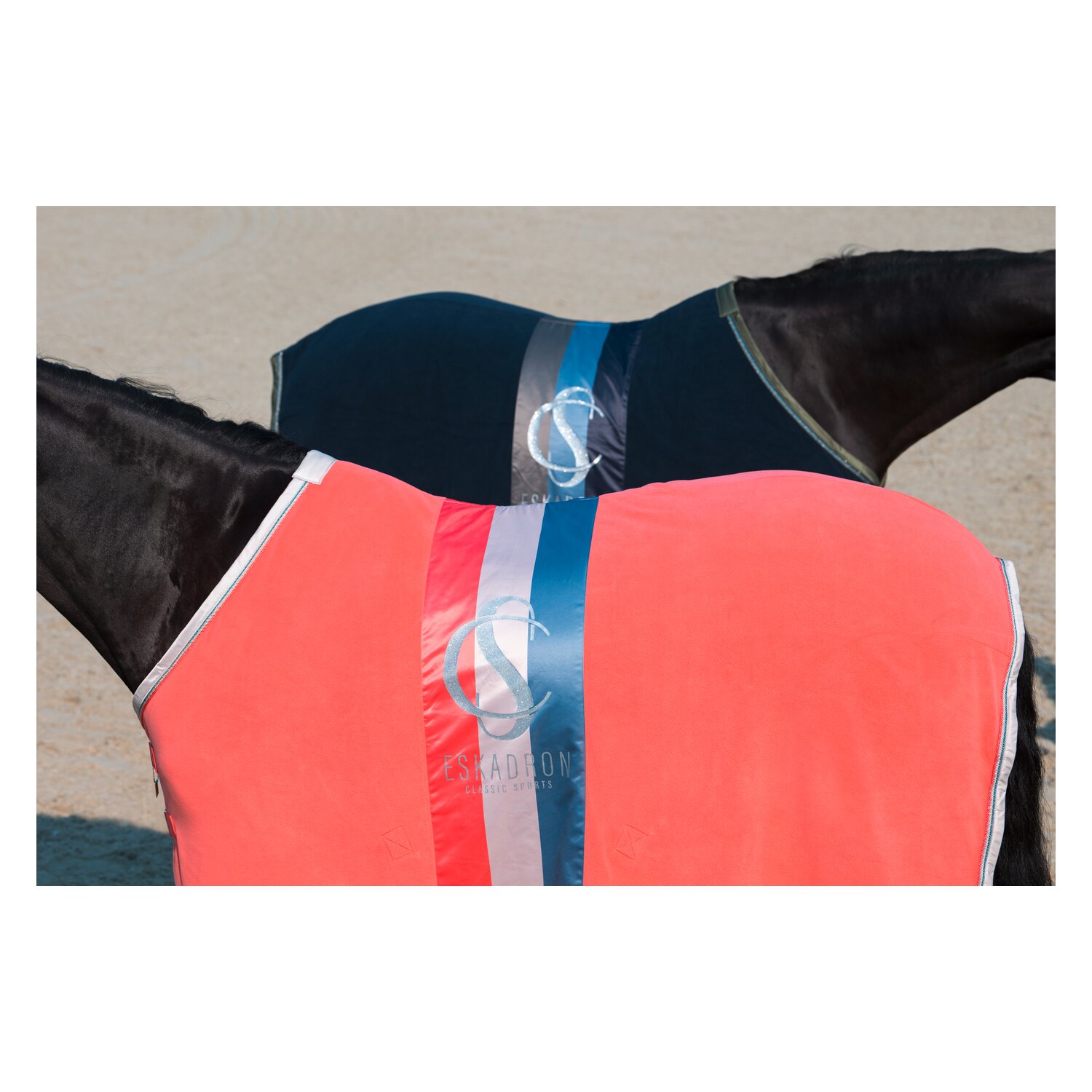 ESKADRON Classic Sports Abschwitzdecke Fleece Stripes – Ansicht 3