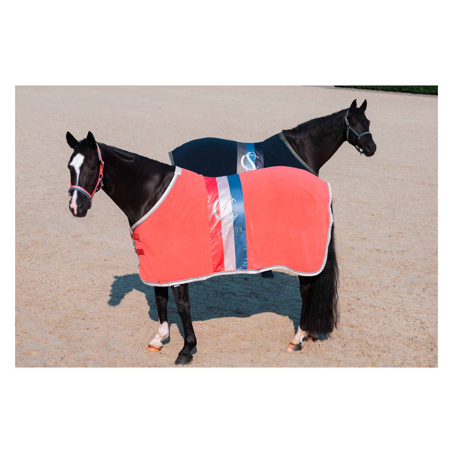 ESKADRON Classic Sports Abschwitzdecke Fleece Stripes – Ansicht 2