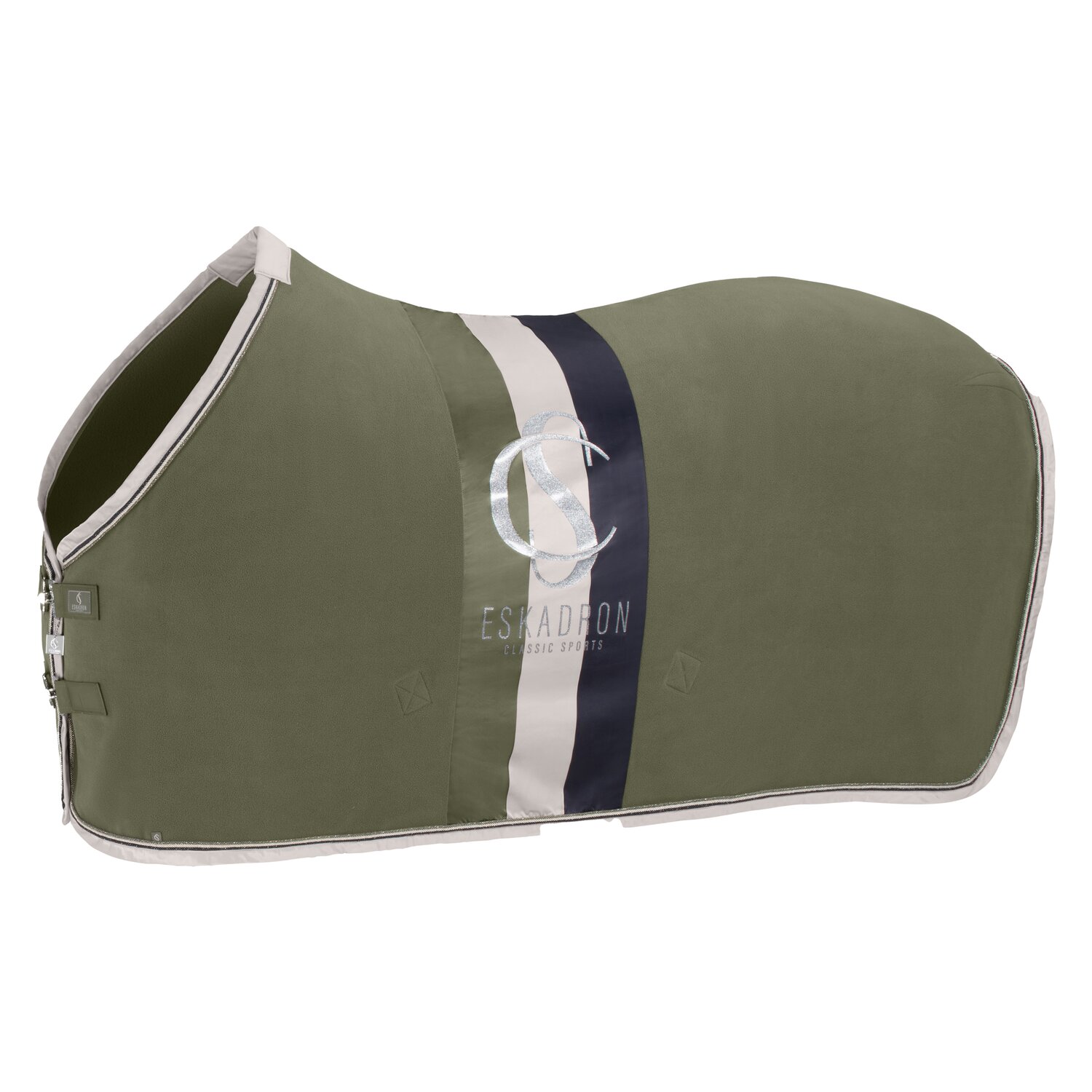 ESKADRON Classic Sports Abschwitzdecke Fleece Stripes – Ansicht 1