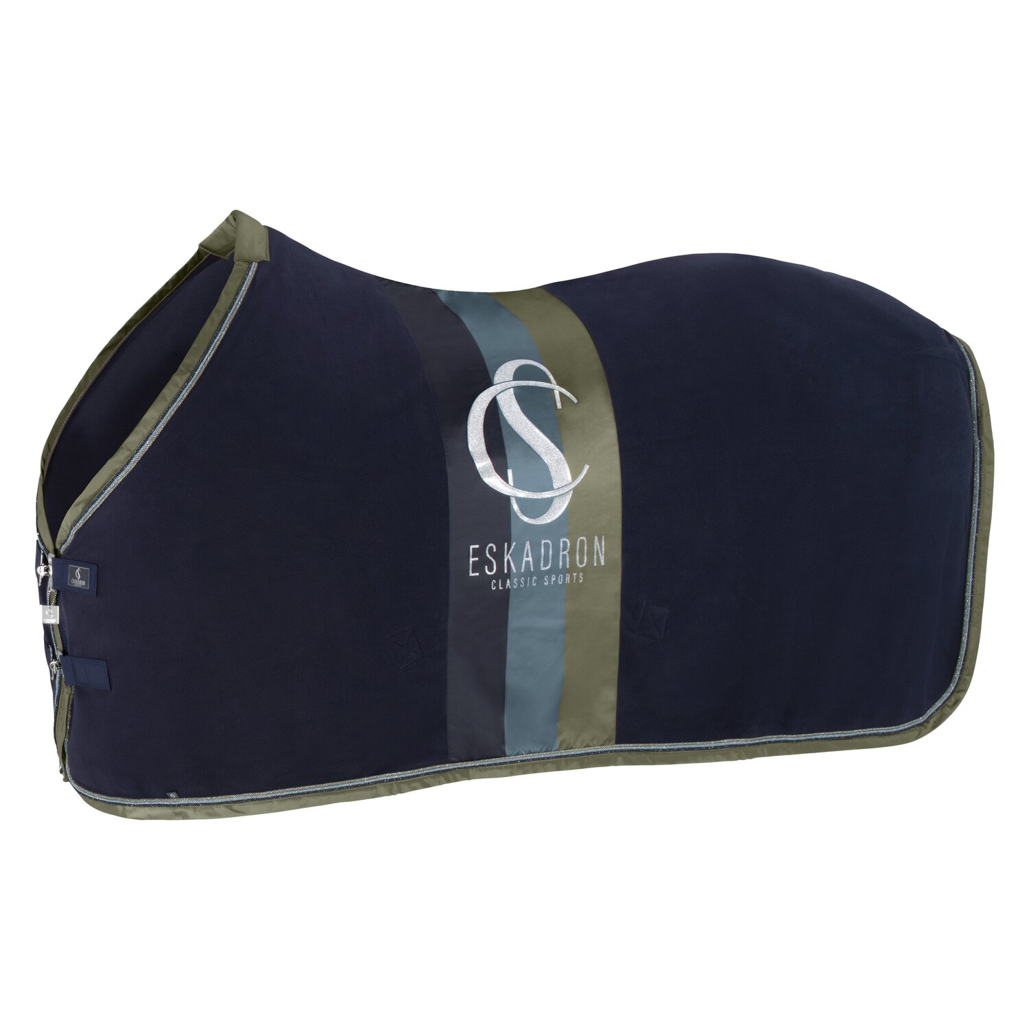 ESKADRON Classic Sports Abschwitzdecke Fleece Stripes – Ansicht 1