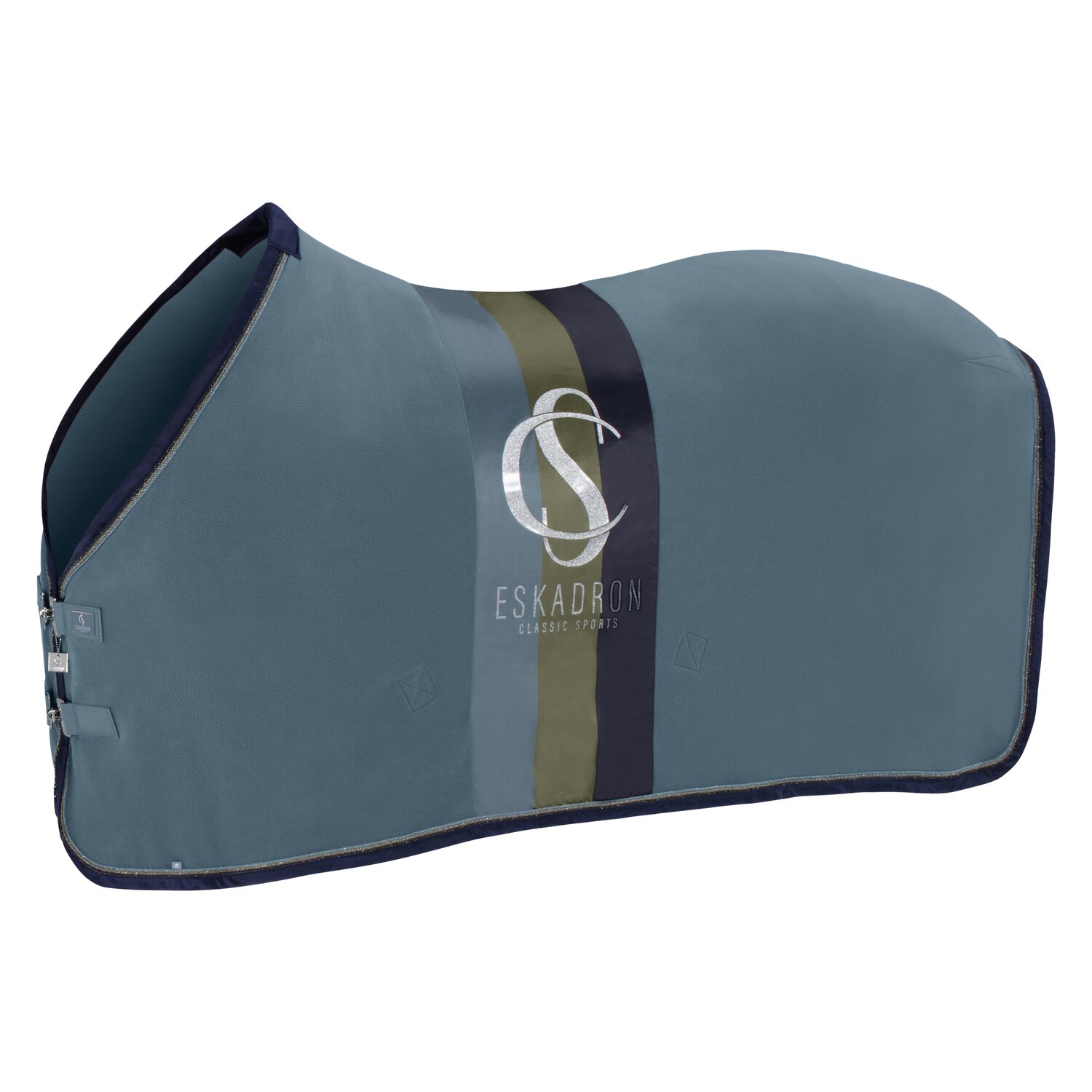 ESKADRON Classic Sports Abschwitzdecke Fleece Stripes – Ansicht 1