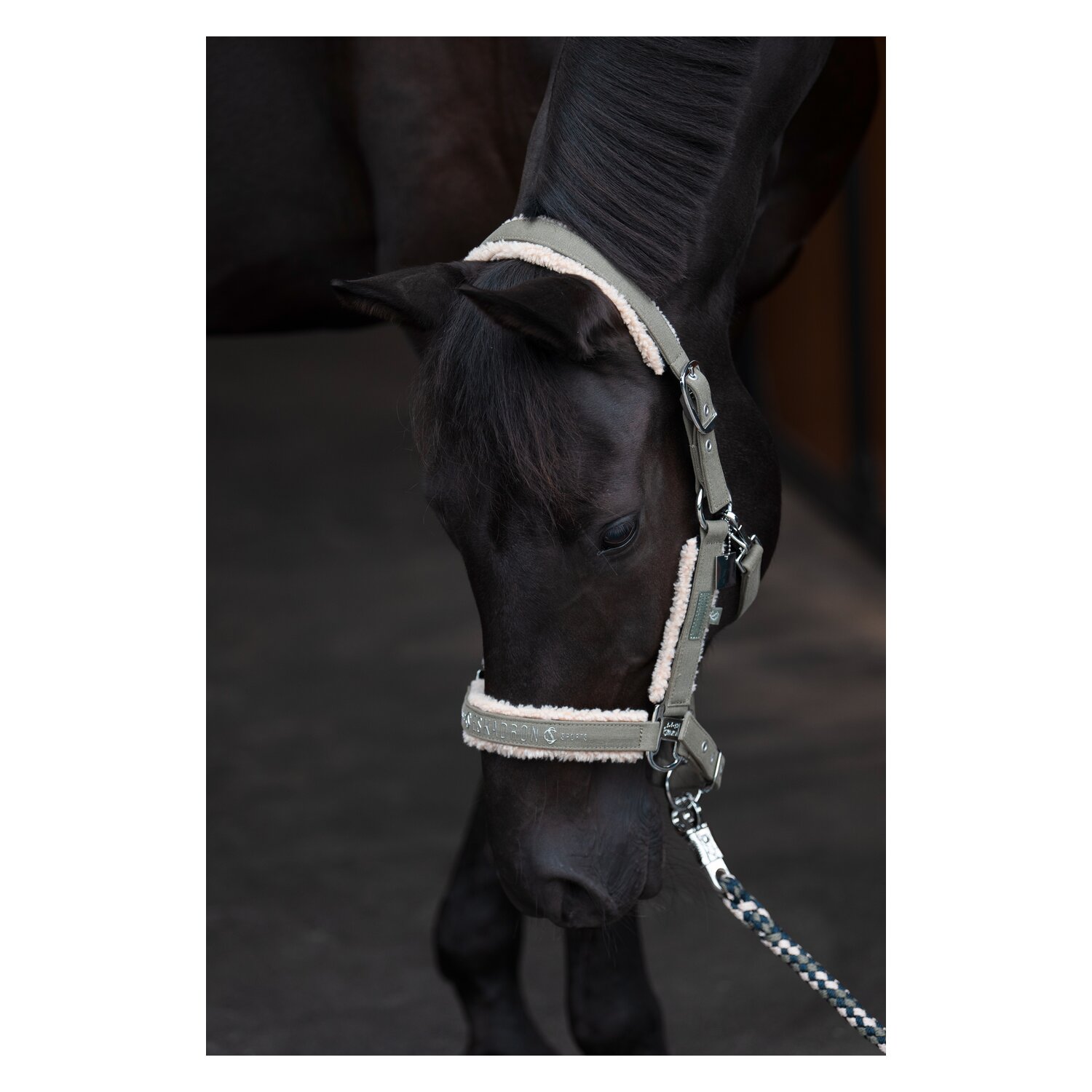 ESKADRON Classic Sports Halfter Denim Double Pin Teddyfleece &ndash; Ansicht 2