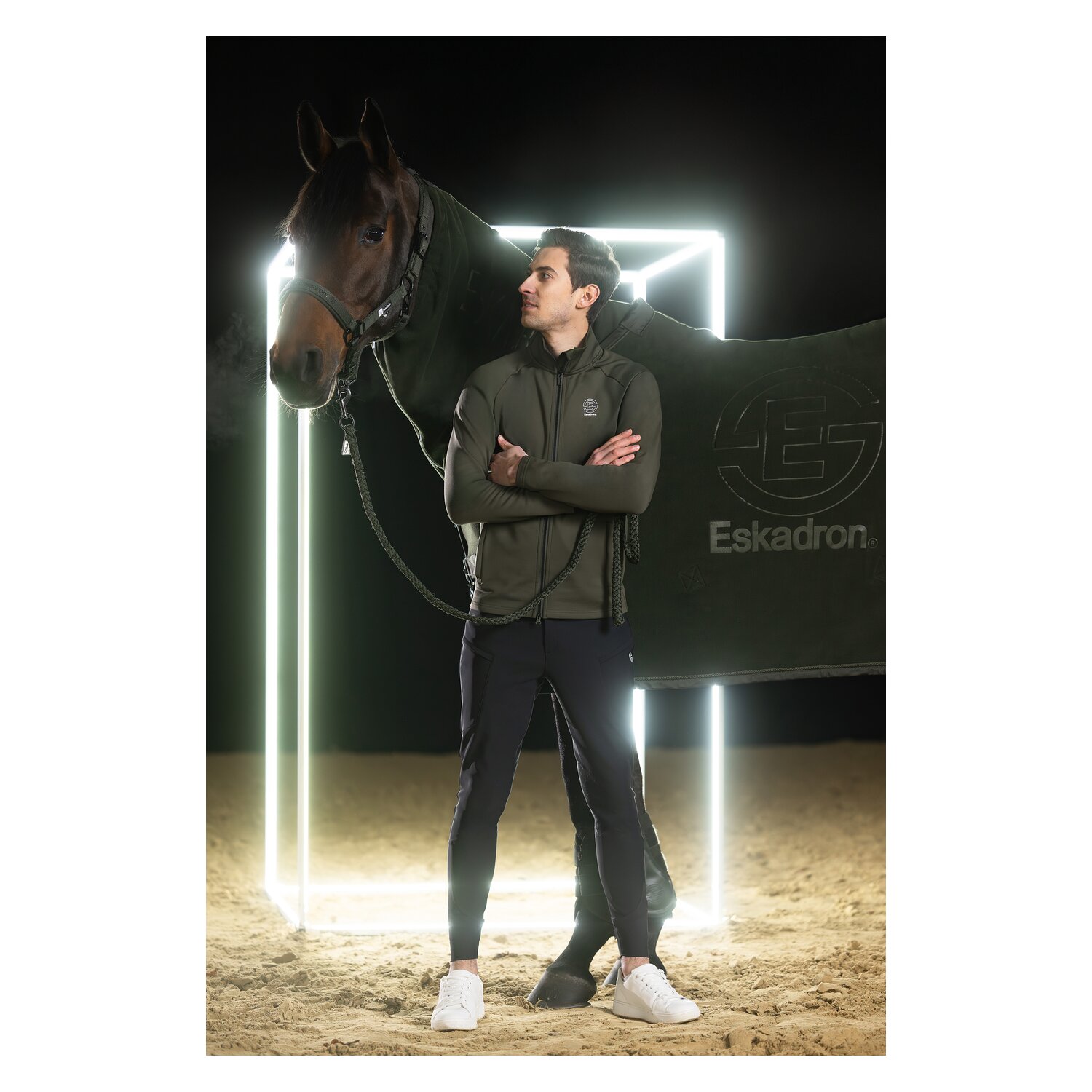 ESKADRON Dynamic Abschwitzdecke Fleece Stamp – Ansicht 4