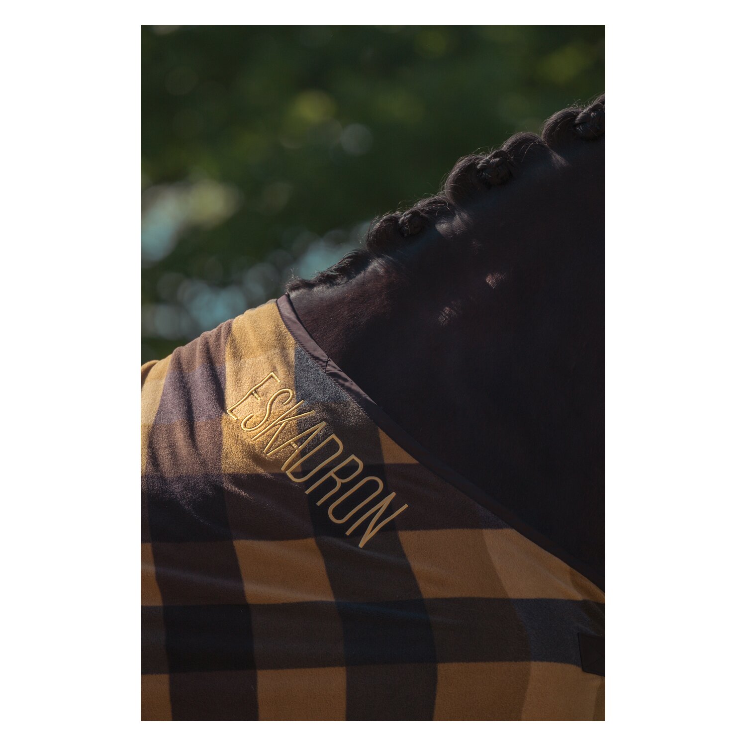 ESKADRON Heritage Abschwitzdecke Fleece Check – Ansicht 2