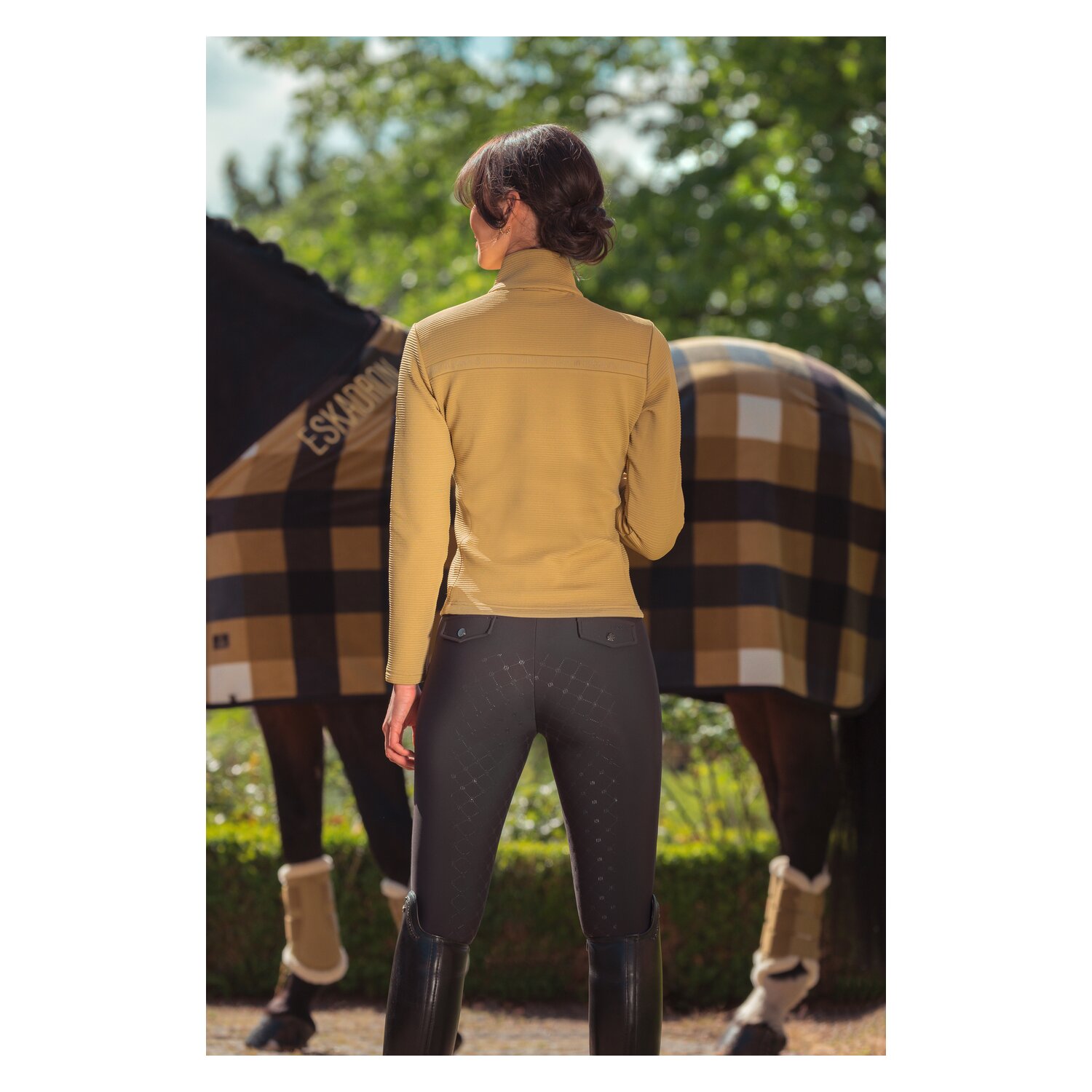 ESKADRON Heritage Abschwitzdecke Fleece Check – Ansicht 6