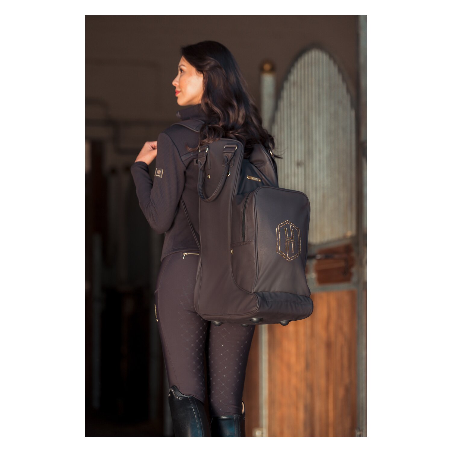 ESKADRON Heritage Stiefel- und Helmtasche Faux Leather – Ansicht 4