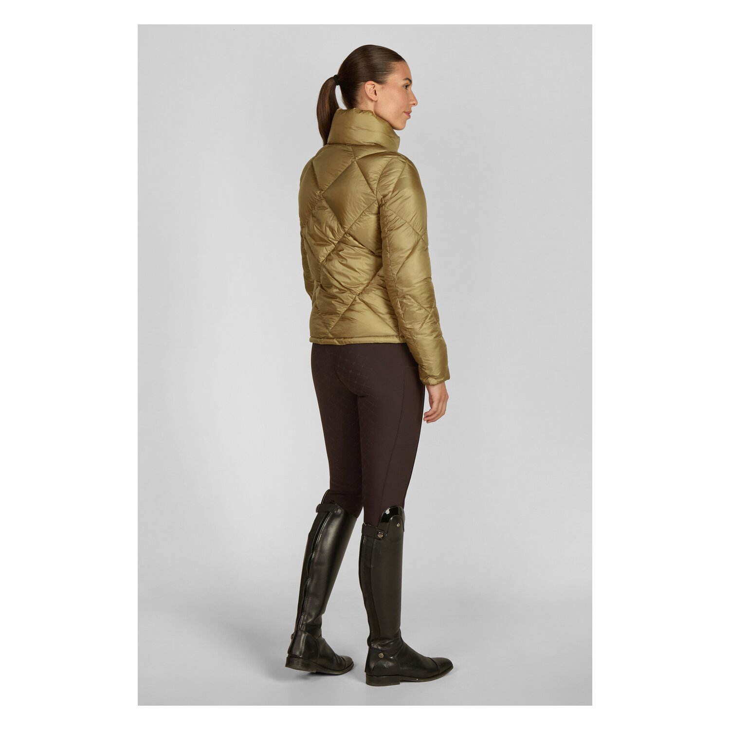 ESKADRON Heritage Steppjacke in Glanzoptik – Ansicht 4