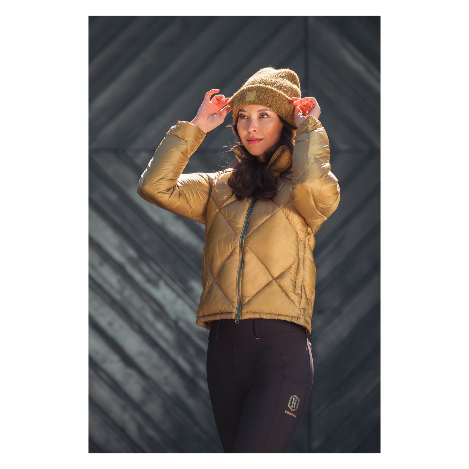 ESKADRON Heritage Steppjacke in Glanzoptik – Ansicht 8