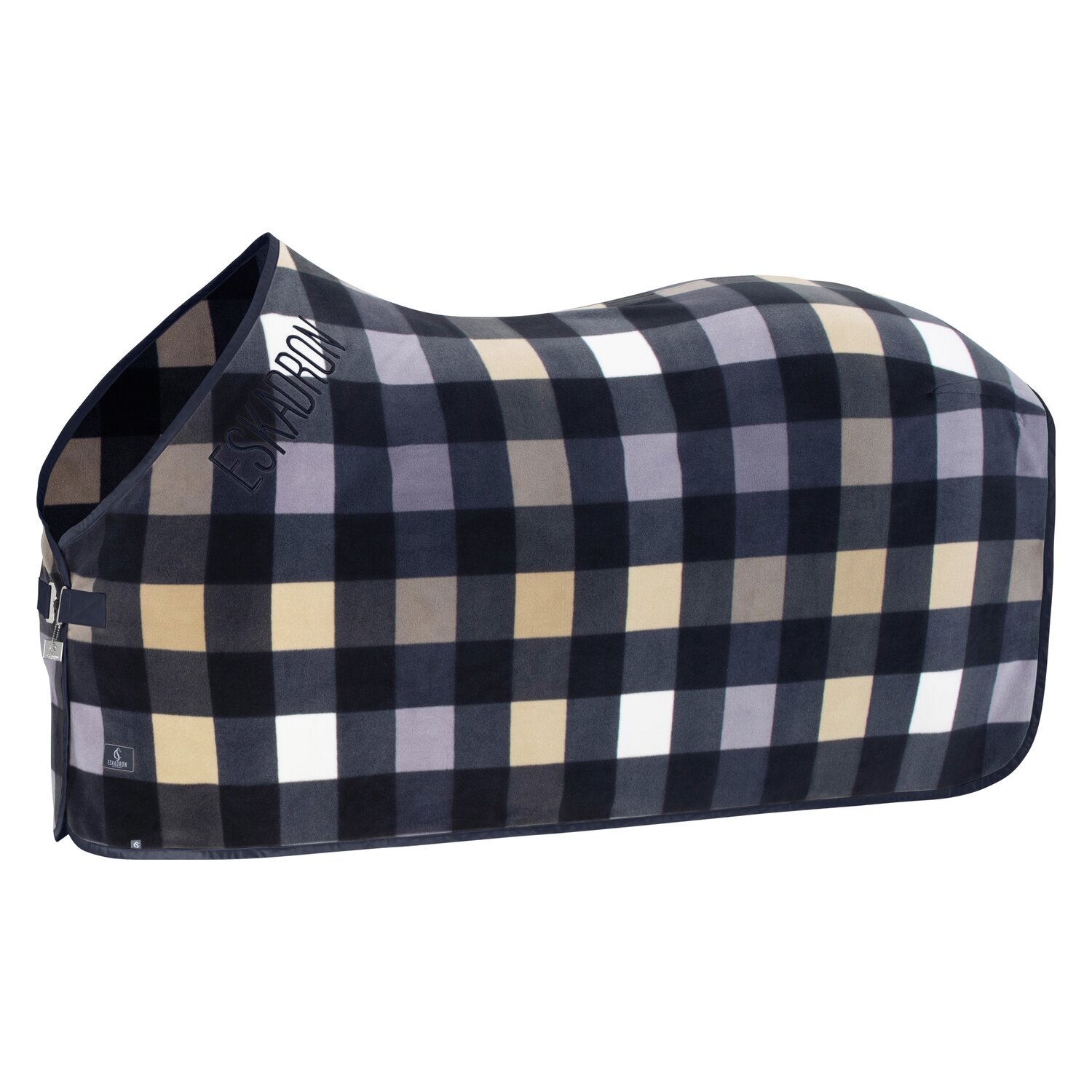 ESKADRON Classic Sports Fleece Check Abschwitzdecke &ndash; Ansicht 1