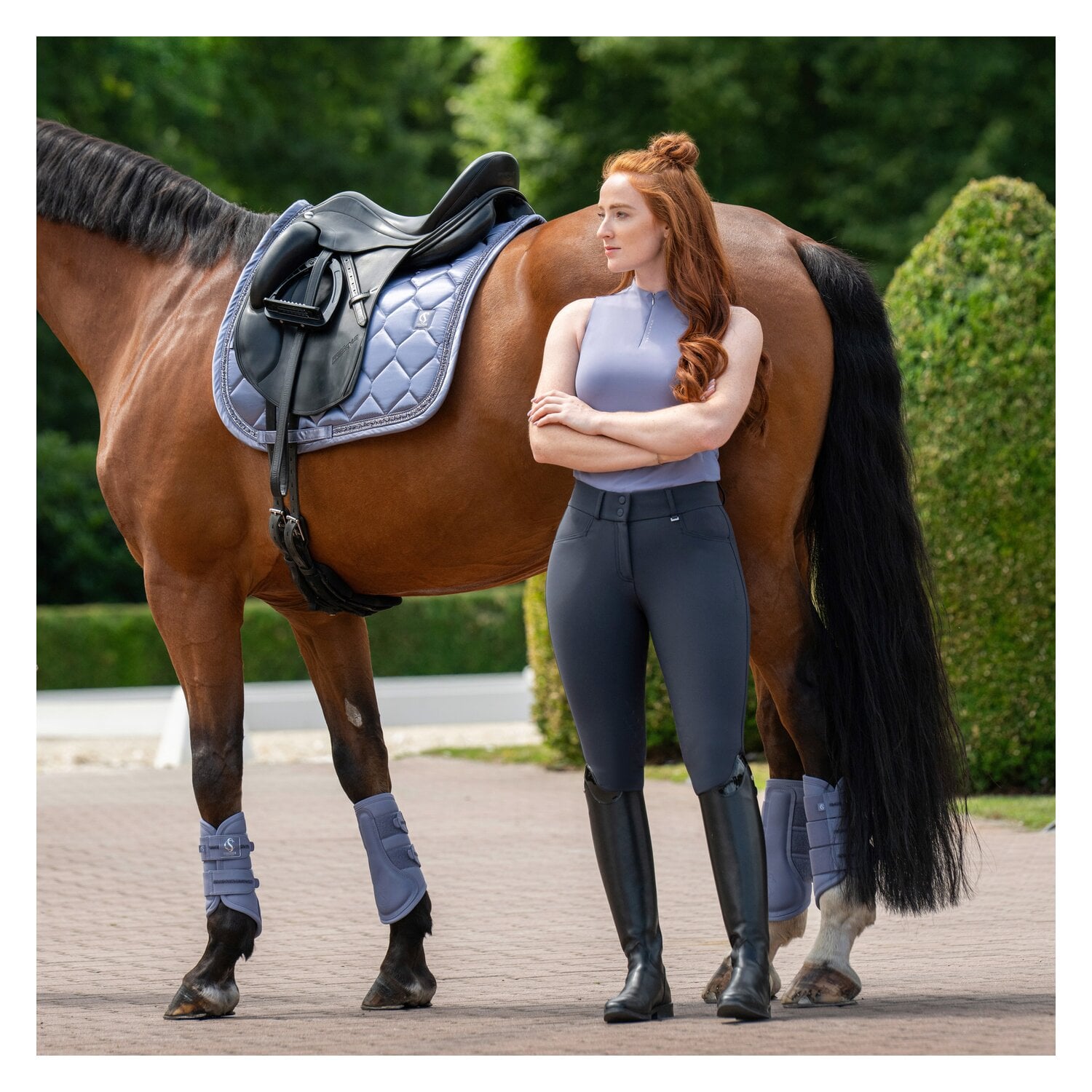 ESKADRON Classic Sports Schabracke Satin Frills &ndash; Ansicht 3